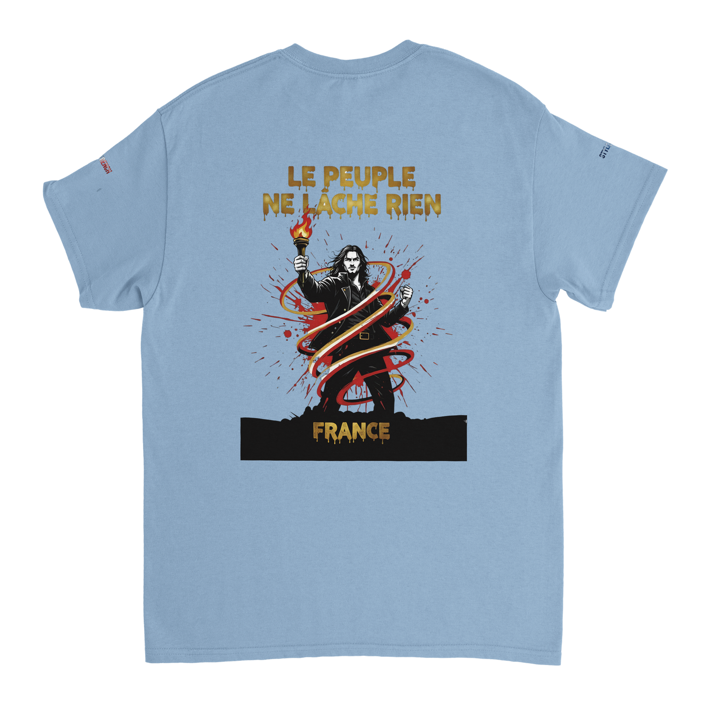 T-shirt Homme Le Peuple Ne Lâche Rien - Coton Premium