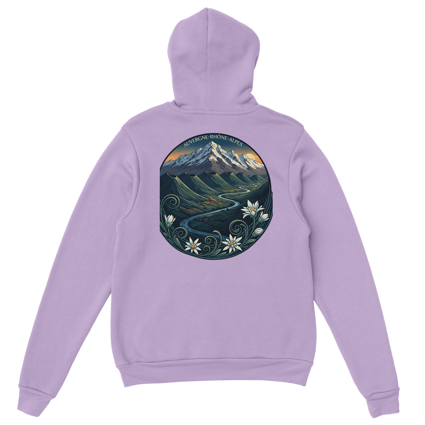 Klassischer Unisex-Kapuzenpullover Auvergne-Rhône-Alpes | Gildan® 18500