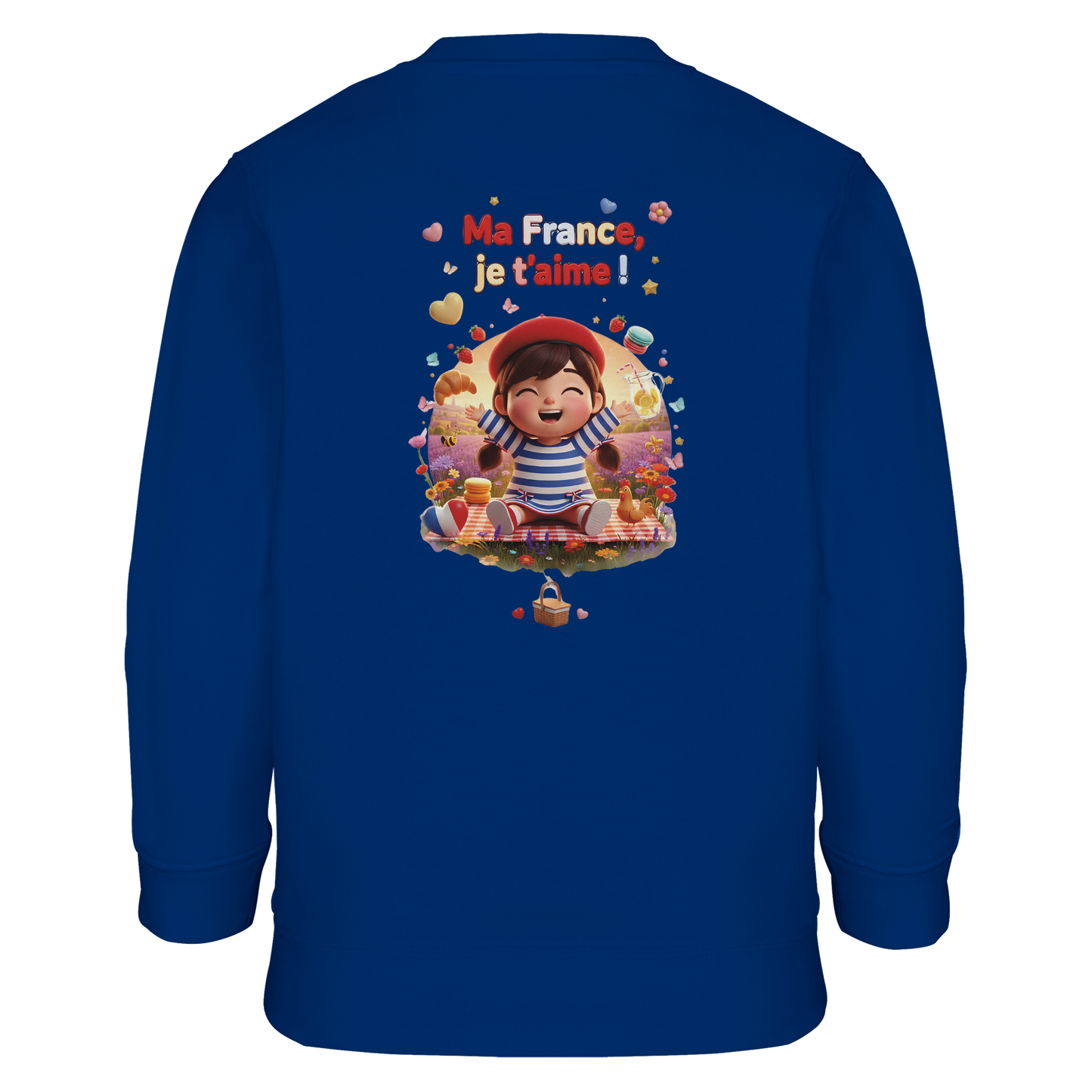 Sweat-shirt Enfant "Ma France Je T'aime" – Confort Écoresponsable