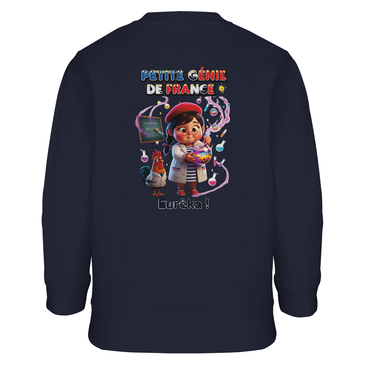 Girl's "Little Genius of France" Recycled Blend Sweatshirt | SOL'S Columbia Kids 04239