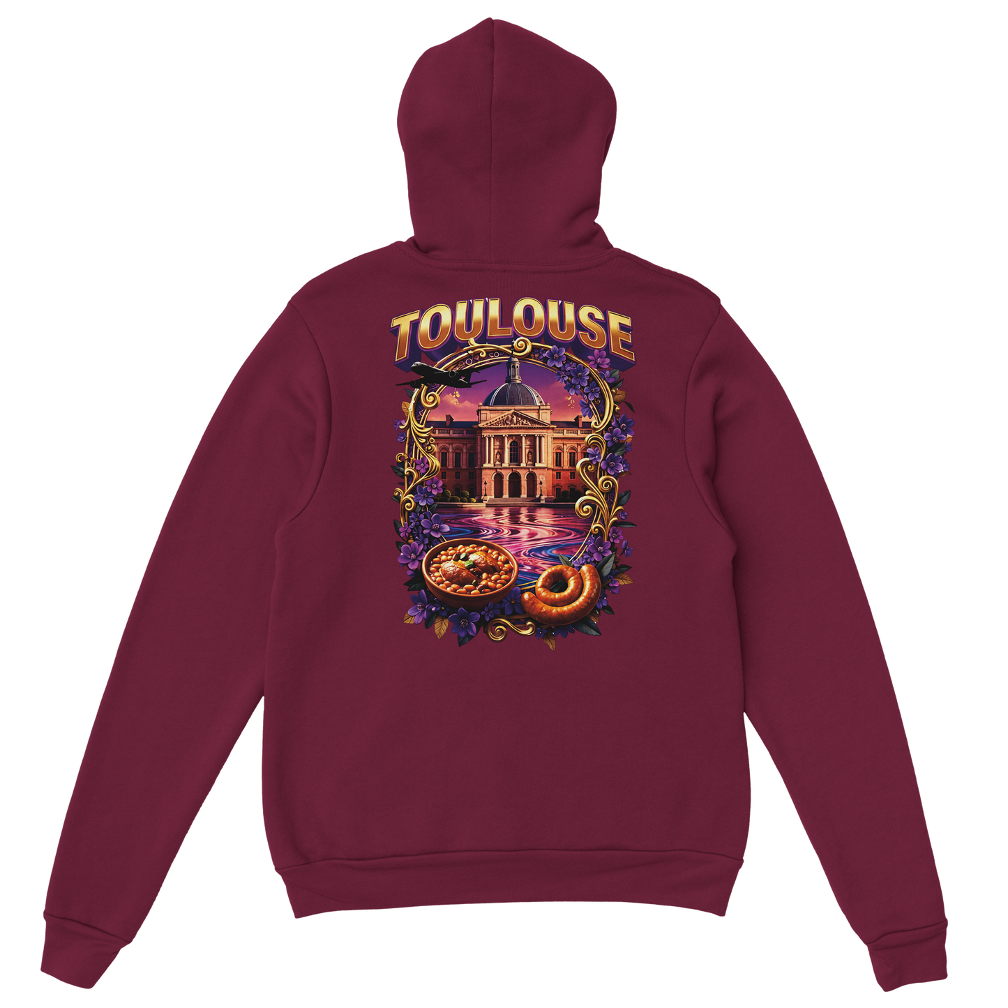 Unisex-Kapuzenpullover Toulouse Stadt Frankreich klassisch | Gildan® 18500