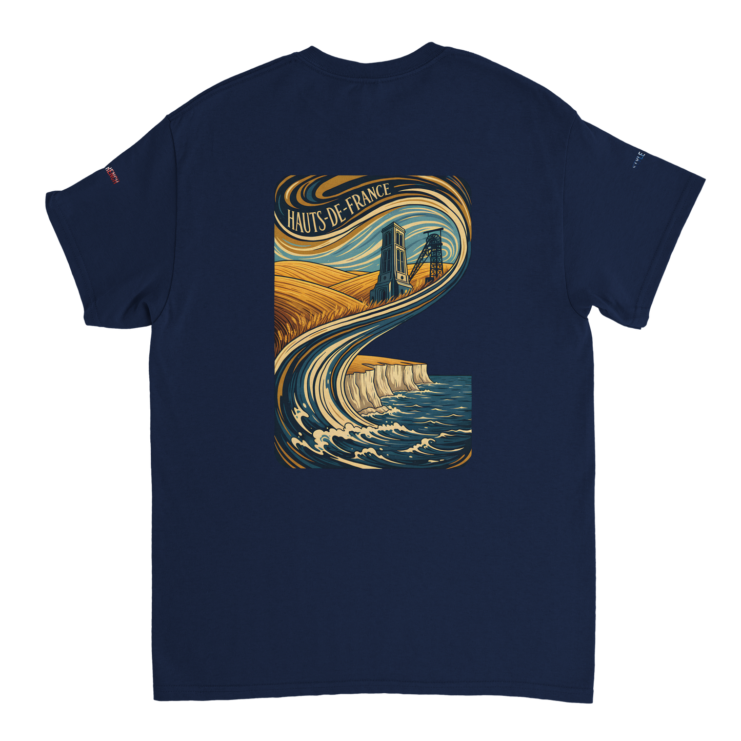 Unisex-T-Shirt Hochwertige Frankreich, dick, Rundhals | Gildan® 5000