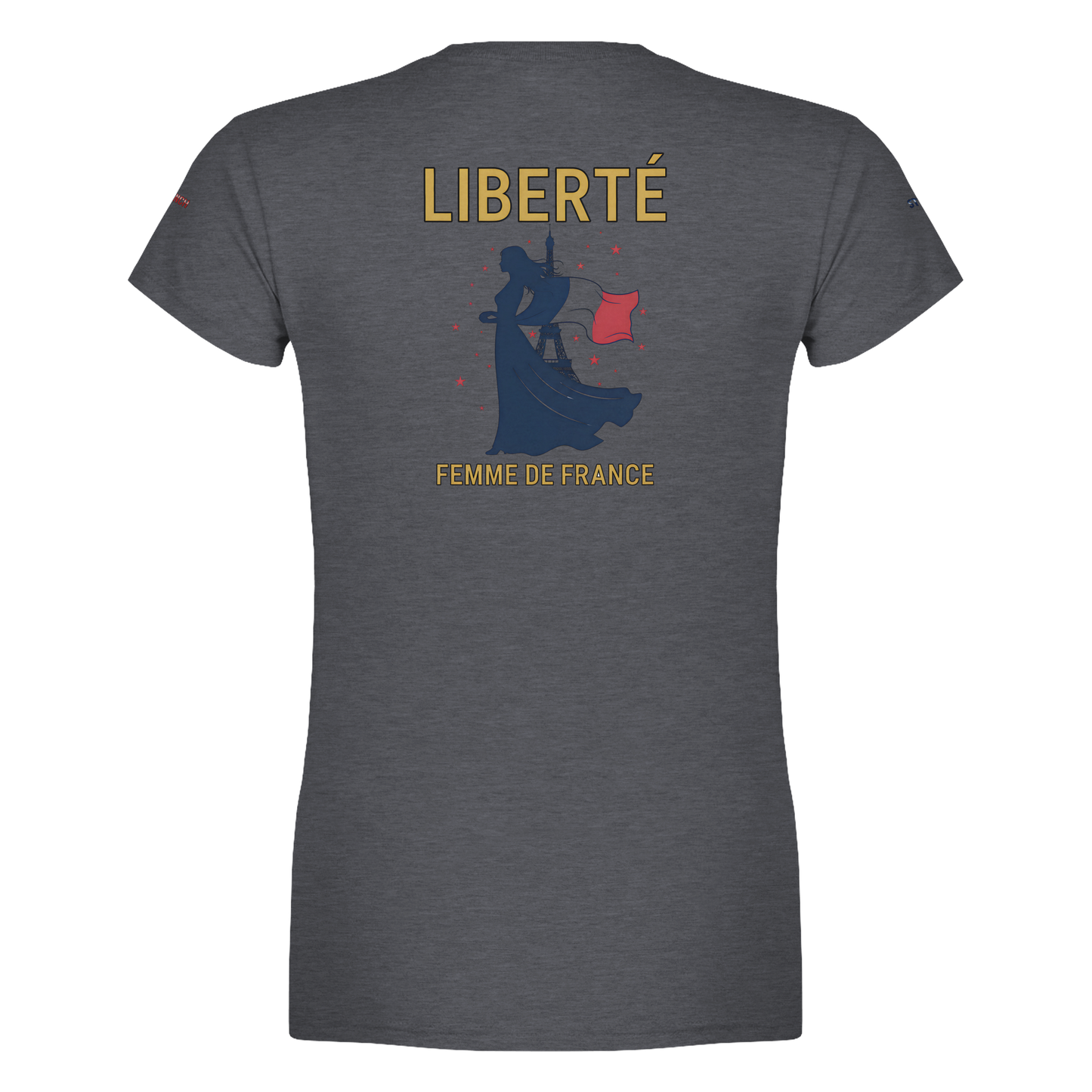 T-Shirt Freiheit Damen französischer Stil klassischer Rundhalsausschnitt | Gildan® 64000L