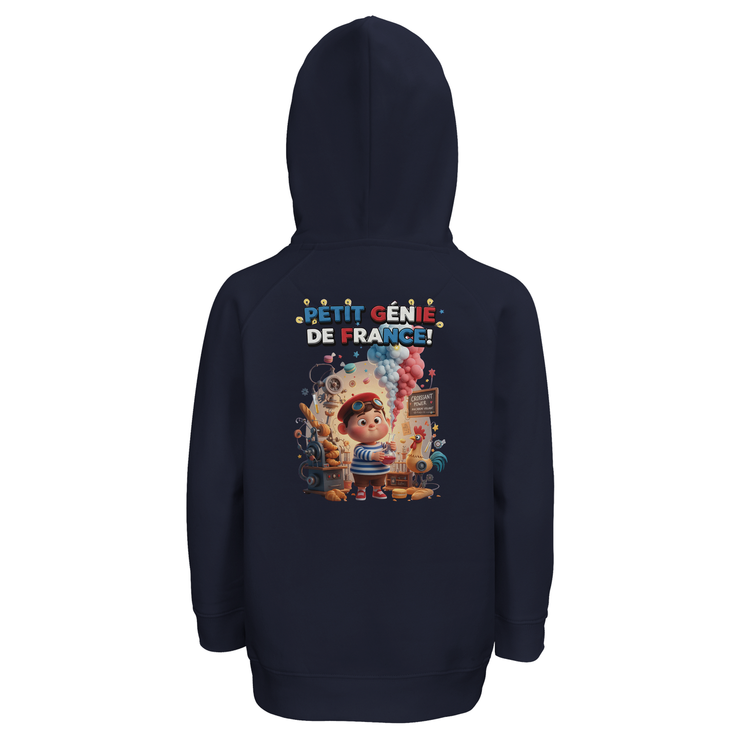 Kapuzenpullover für Jungen „Kleines Genie“ Französisch bio | SOL'S Stellar Kids 03576