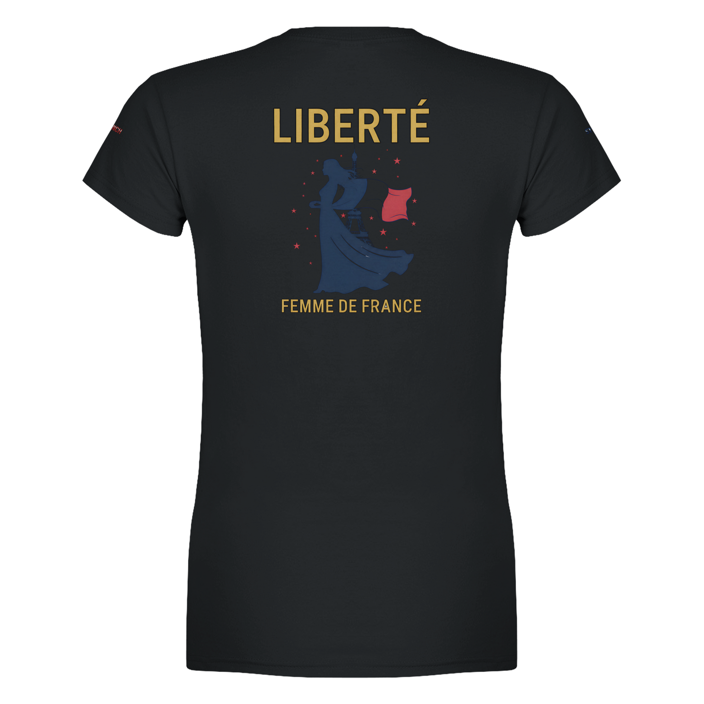 T-Shirt Freiheit Damen französischer Stil klassischer Rundhalsausschnitt | Gildan® 64000L
