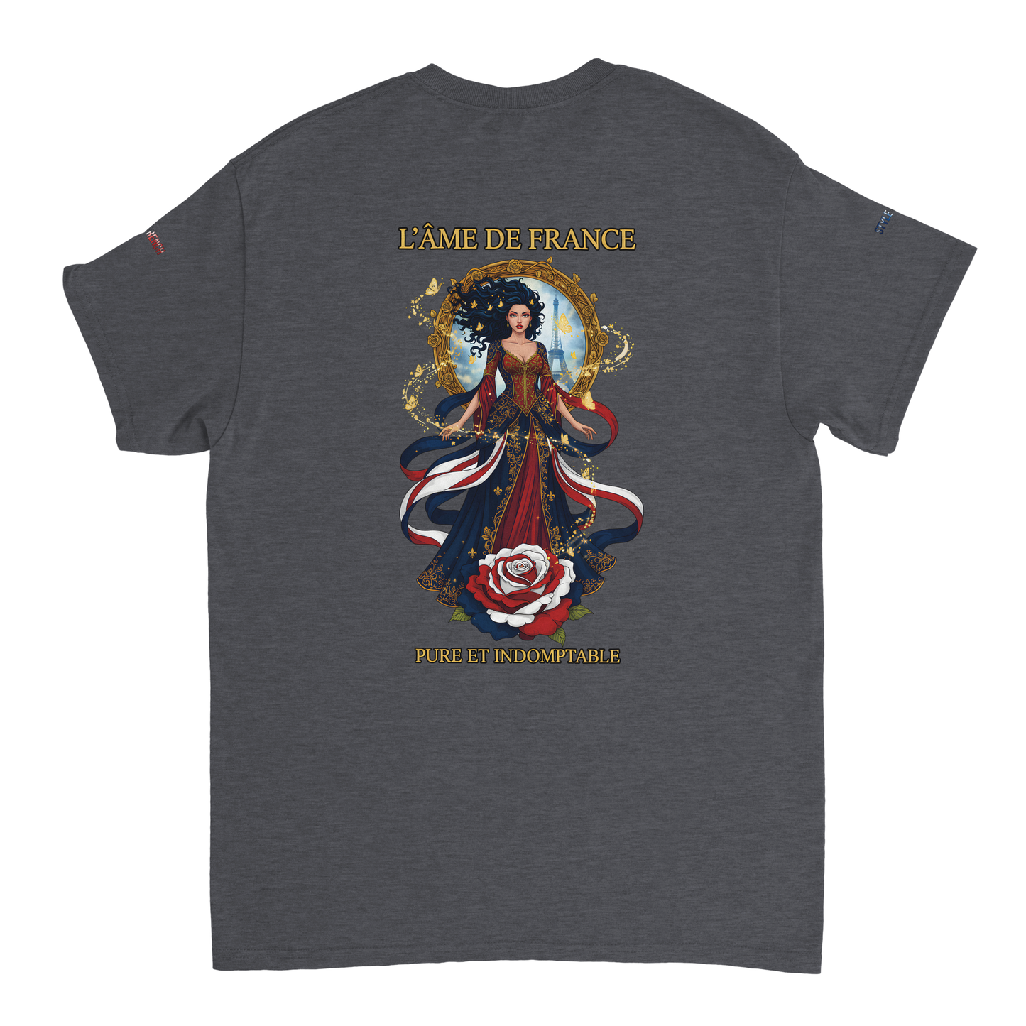 Women's T-shirt The Soul of France French Style Heavyweight Crewneck | Gildan® 5000