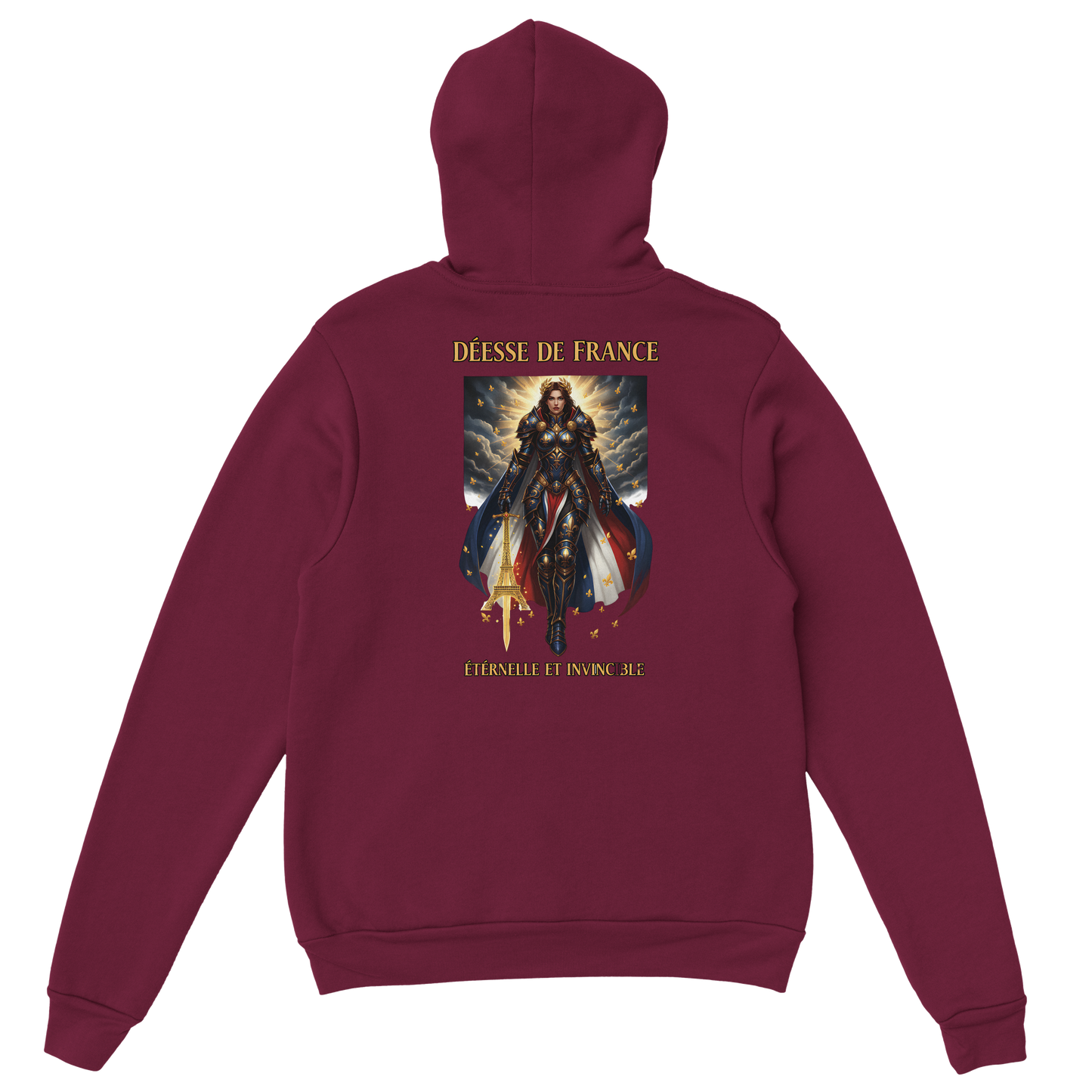 Damen-Kapuzenpullover „French Goddess“ im klassischen French-Stil | Gildan® 18500