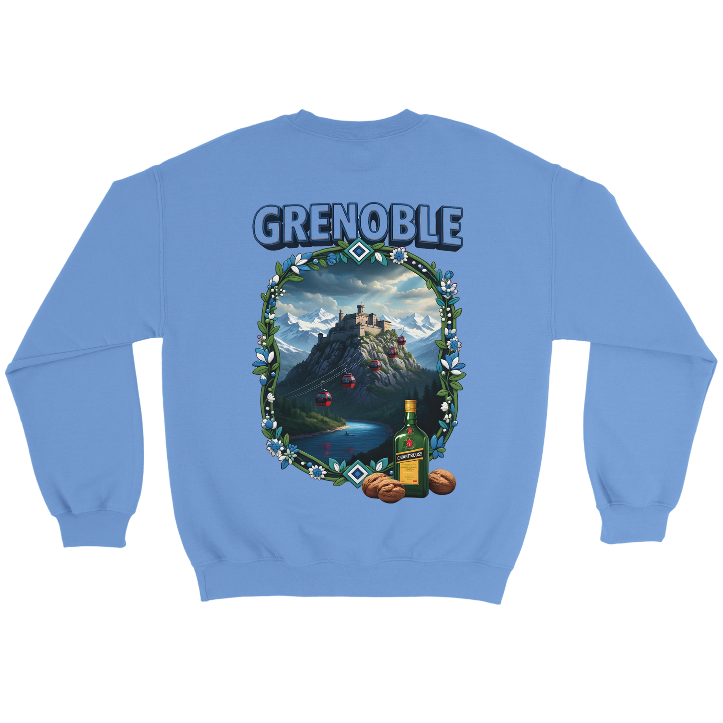 Grenoble city of France classic unisex crewneck sweatshirt | Gildan® 18000