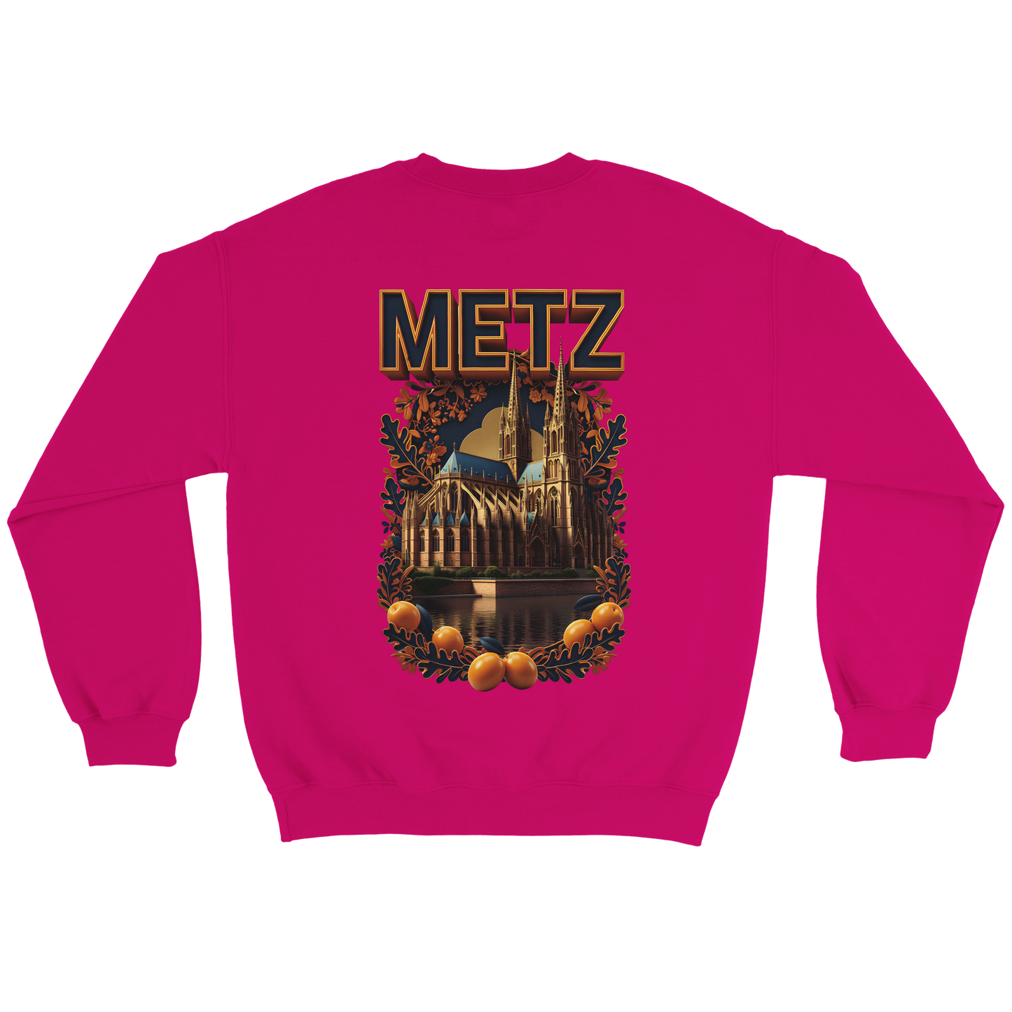Unisex Sweatshirt Metz France City Classic Crewneck | Gildan® 18000