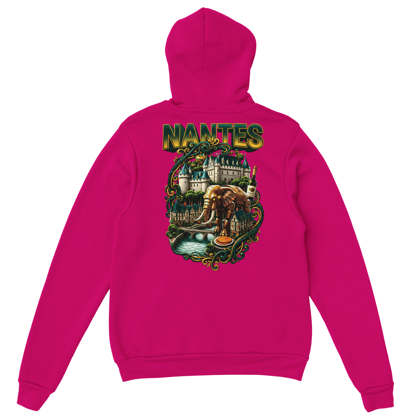Unisex-Kapuzenpullover Nantes Stadt Frankreich klassisch | Gildan® 18500