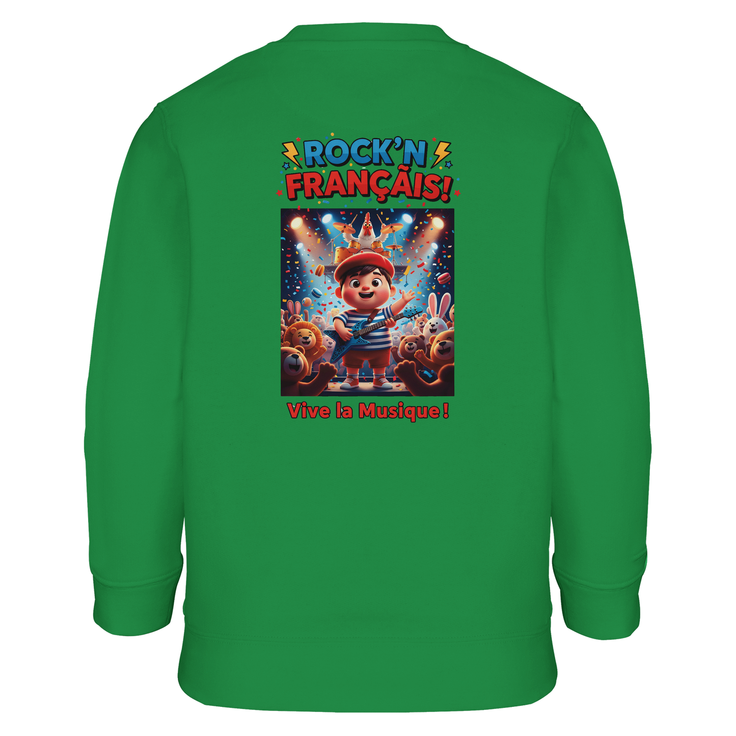 Jungen Sweatshirt Rock'n Français Mischgewebe recycelt | SOL'S Columbia Kids 04239