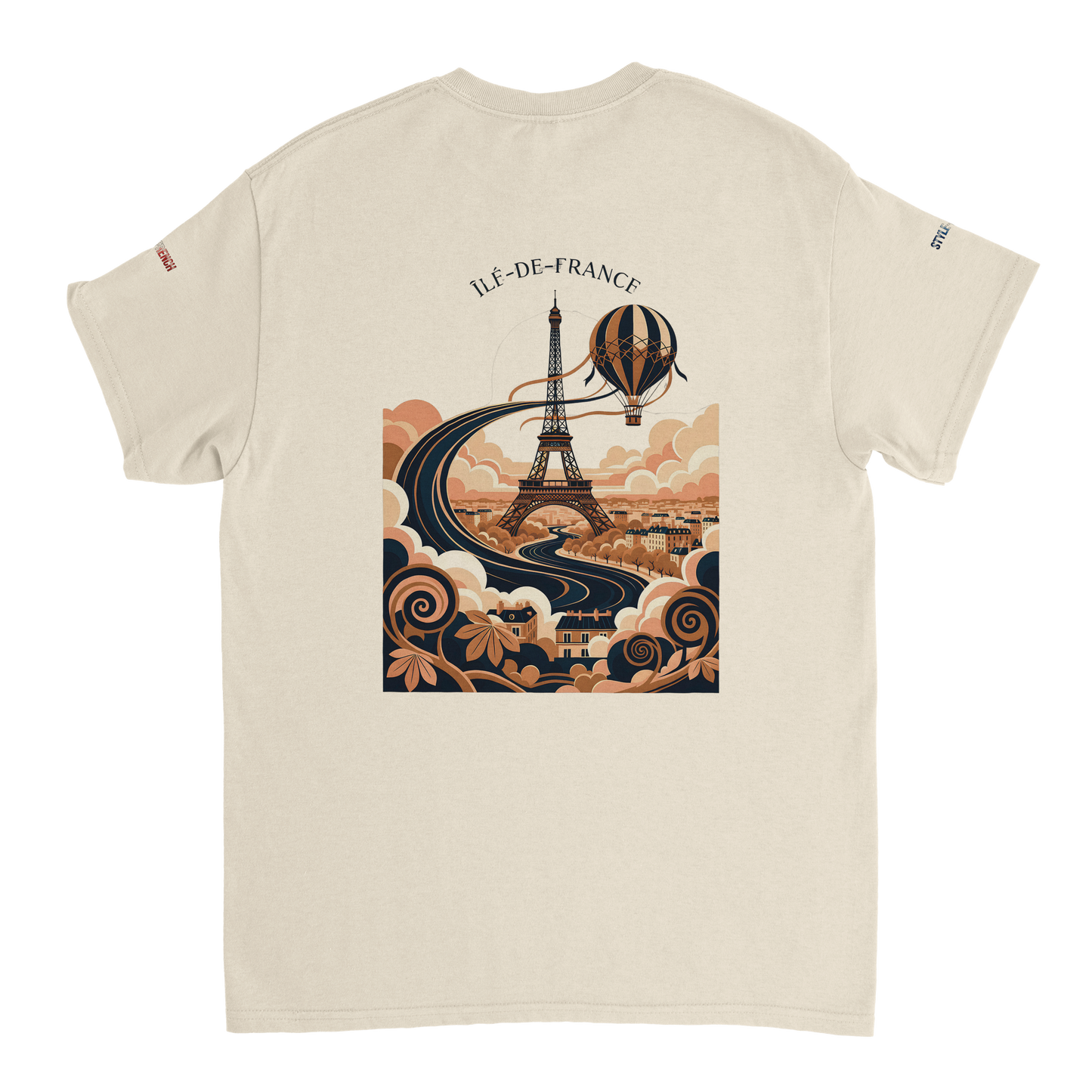 Unisex T-Shirt Île-de-France dick rundhals | Gildan® 5000
