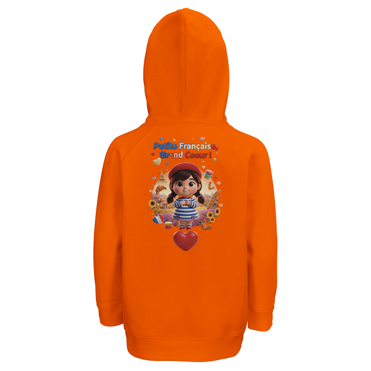 Kapuzenpullover Mädchen Französin mit großem Herzen Bio | SOL'S Stellar Kids 03576