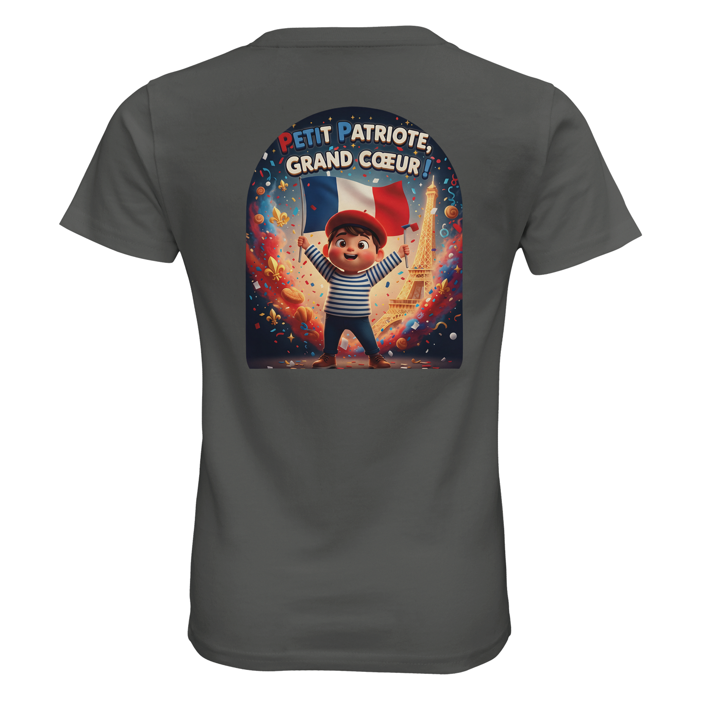 T-shirt Enfant Petit Patriote - Coton Bio Confortable