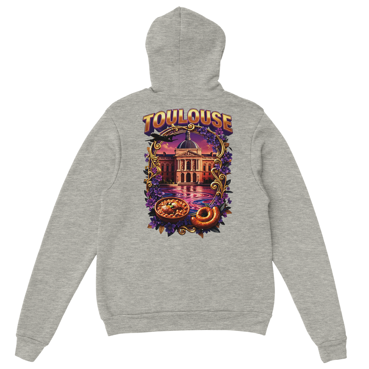 Unisex-Kapuzenpullover Toulouse Stadt Frankreich klassisch | Gildan® 18500