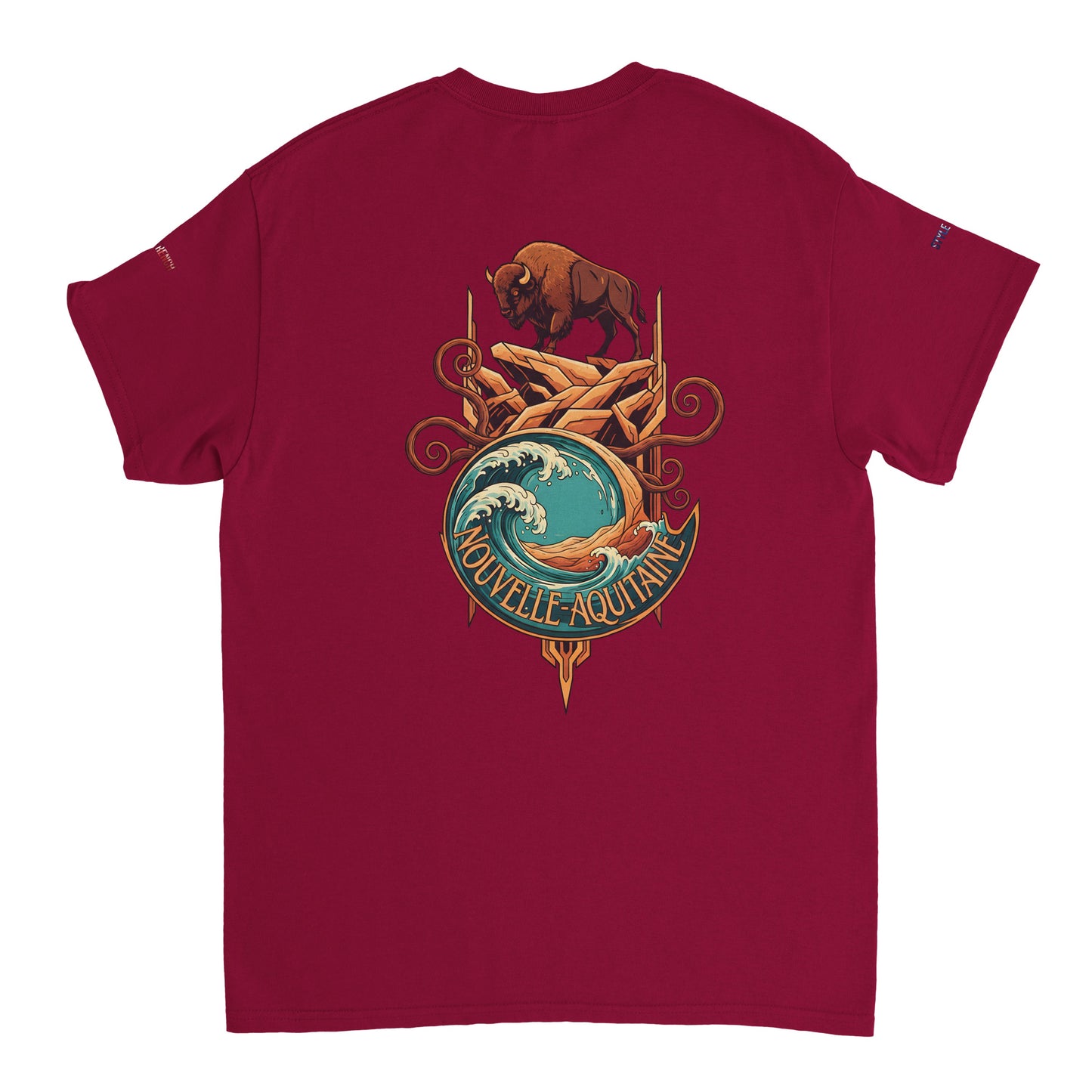 T-Shirt Neu-Aquitanien, dick, Rundhalsausschnitt | Gildan® 5000