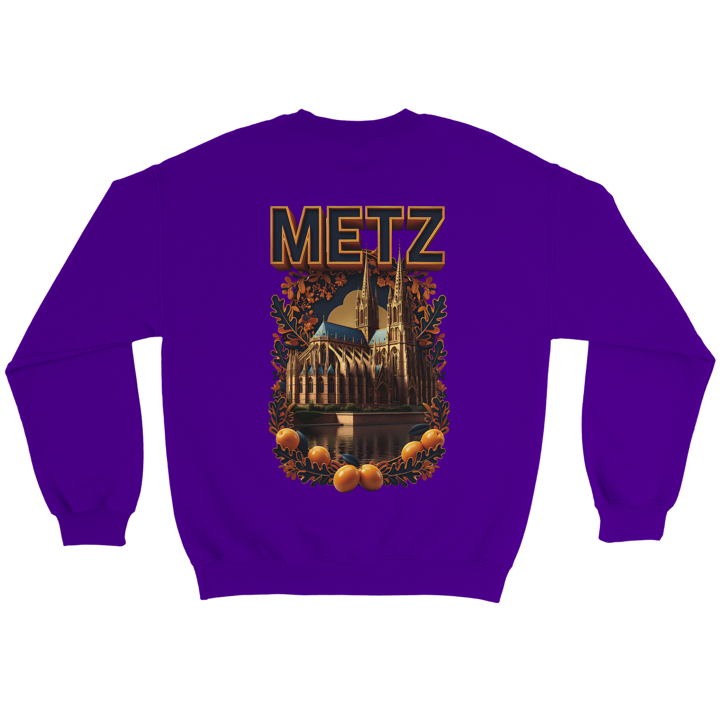 Unisex Sweatshirt Metz France City Classic Crewneck | Gildan® 18000