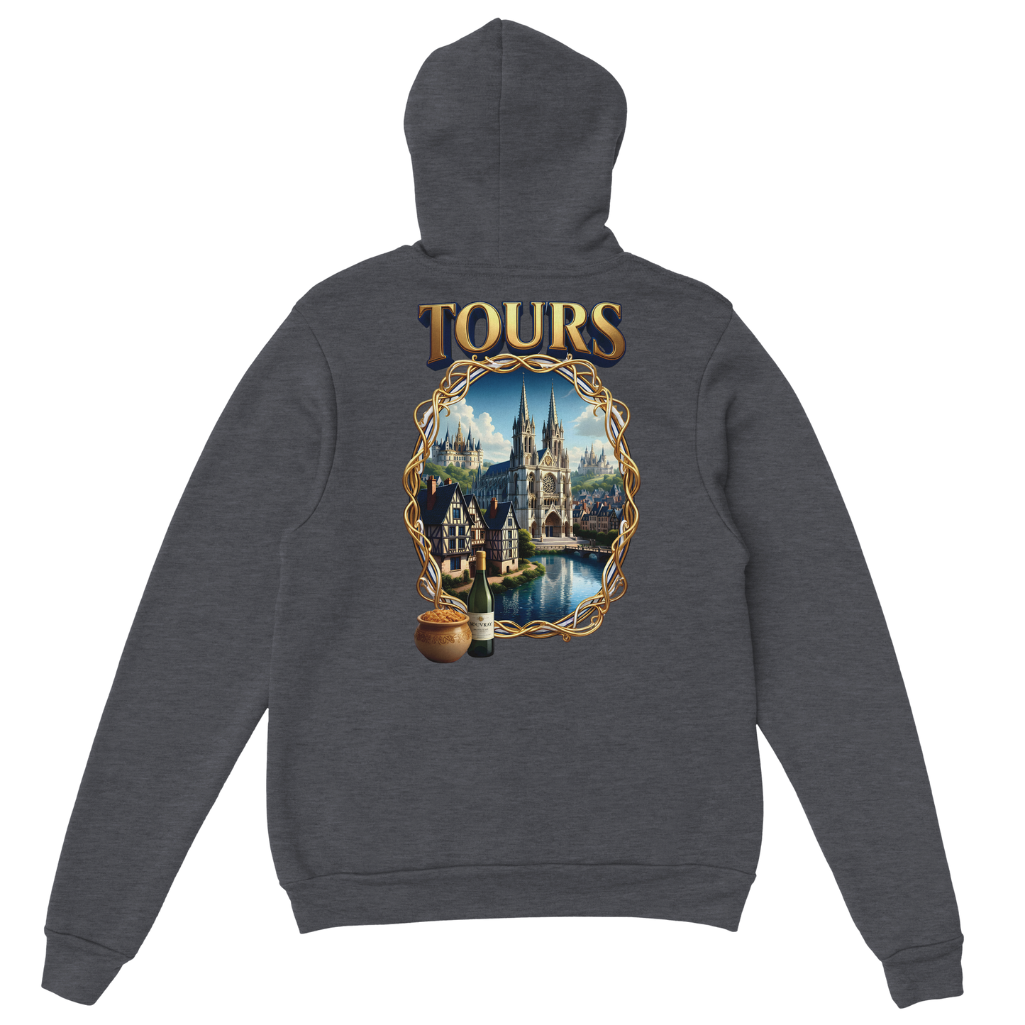 Unisex Tours city of France classic hoodie | Gildan® 18500