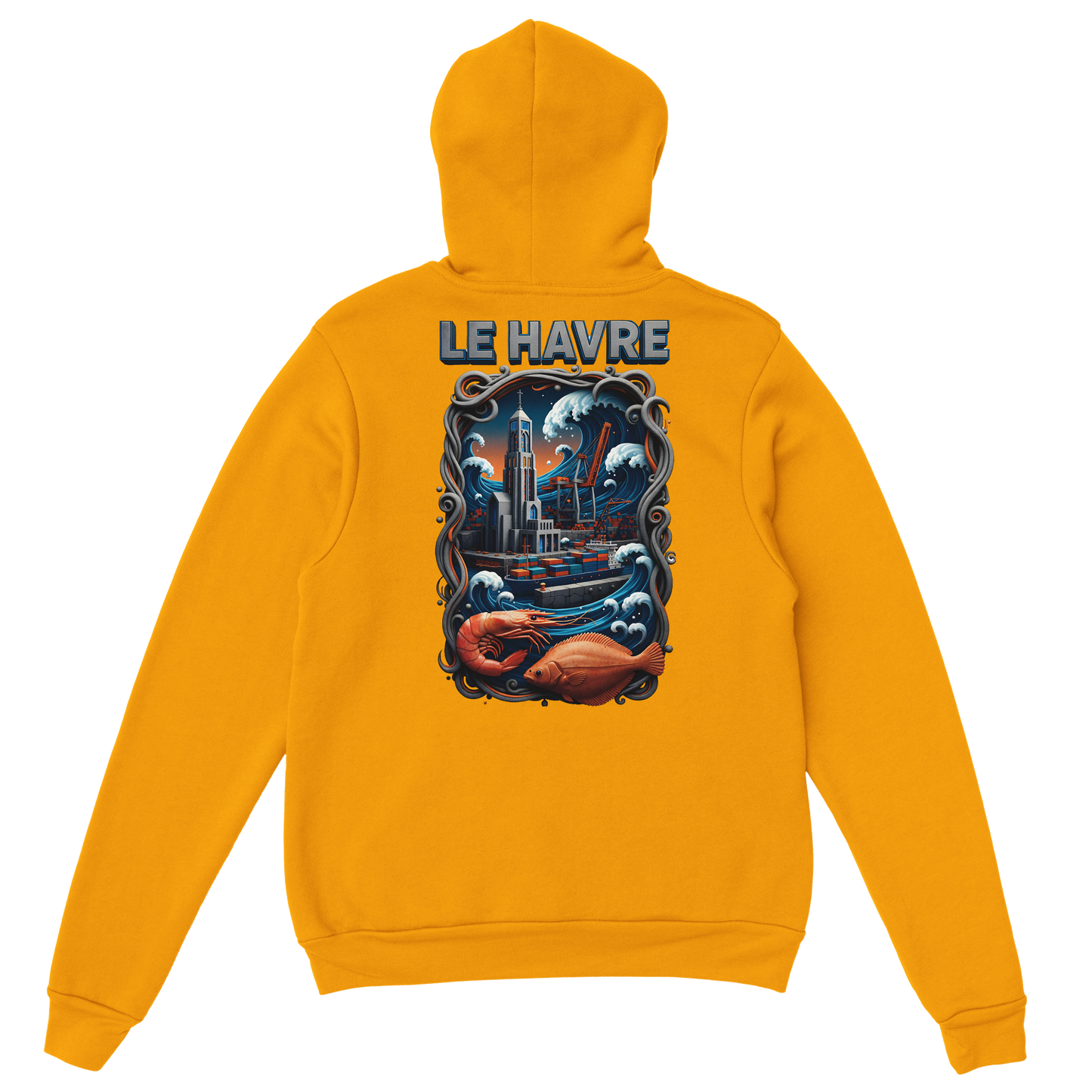 Sweat à capuche unisexe Le Havre