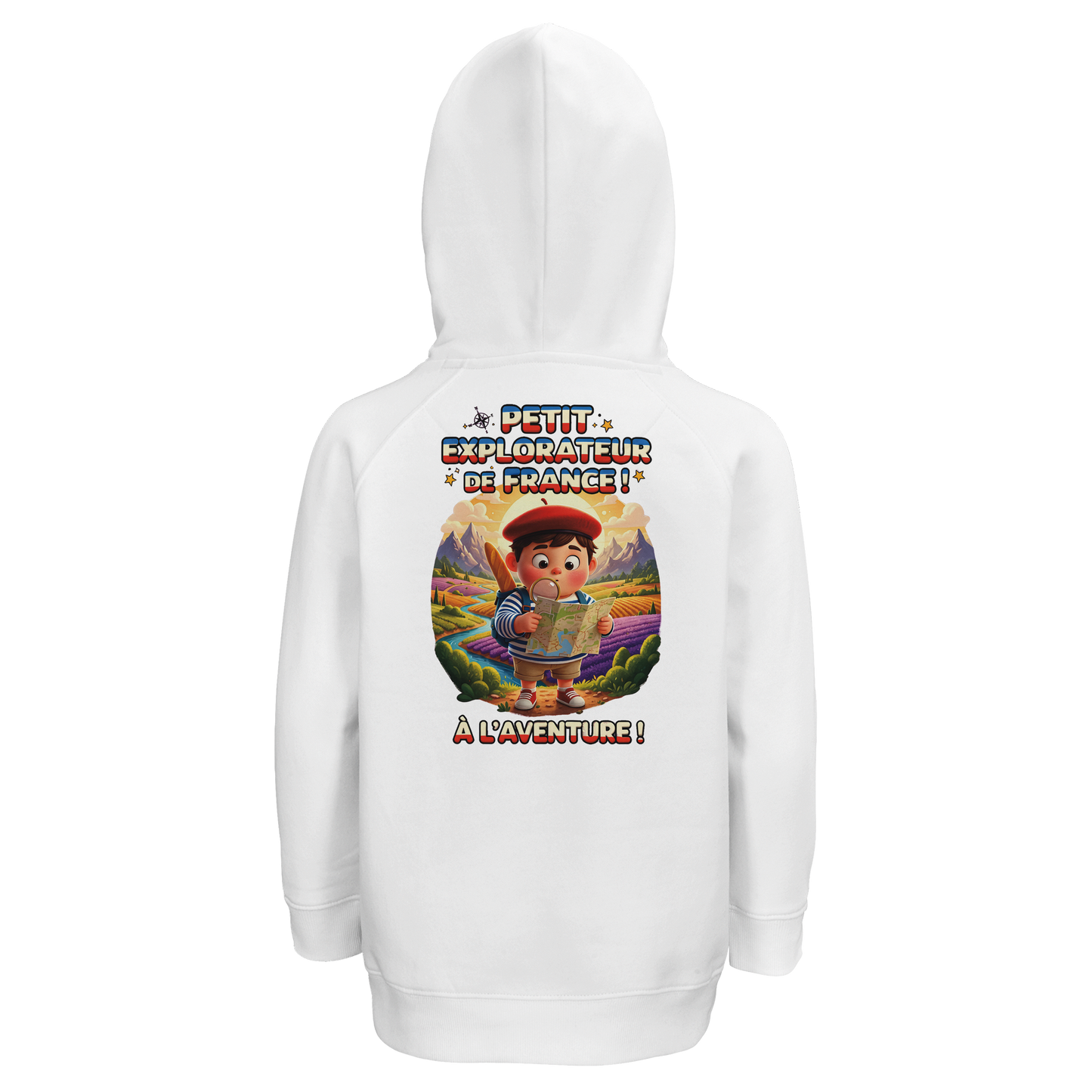 Kapuzenpulli kleiner Entdecker für Jungen, French Style, Bio-Kinderkleidung | SOL'S Stellar Kids 03576