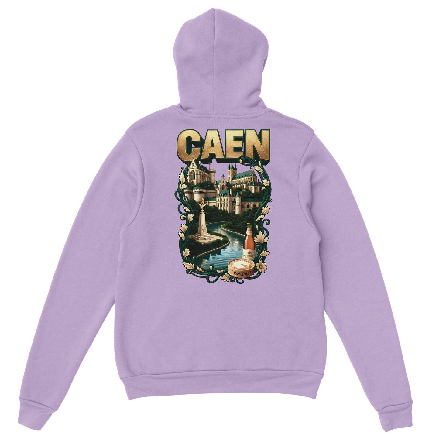 Kapuzenpullover "Caen, Stadt Frankreichs" Unisex Klassiker | Gildan® 18500