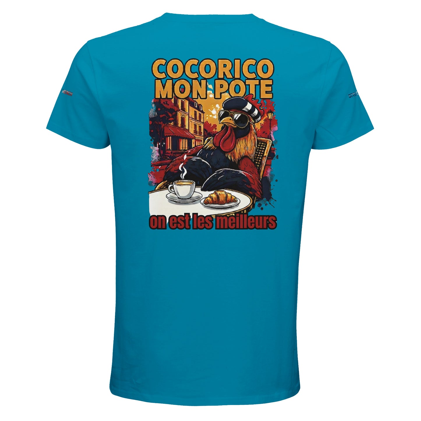 T-Shirt Cocorico Wir sind die Besten  Herren French Style  Bio Fitted | SOL'S Pioneer Men 03565