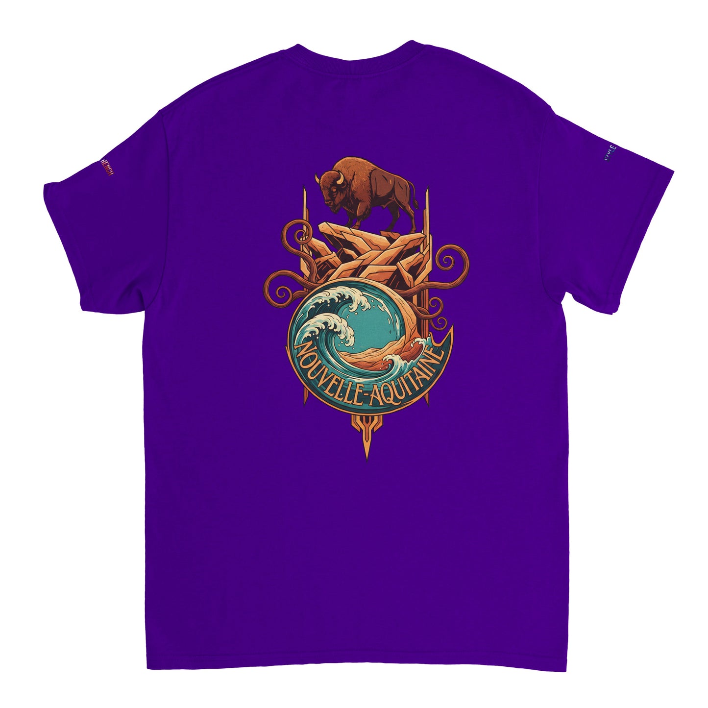 T-Shirt Neu-Aquitanien, dick, Rundhalsausschnitt | Gildan® 5000