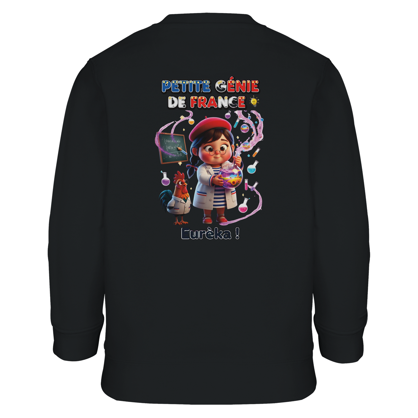 Girl's "Little Genius of France" Recycled Blend Sweatshirt | SOL'S Columbia Kids 04239