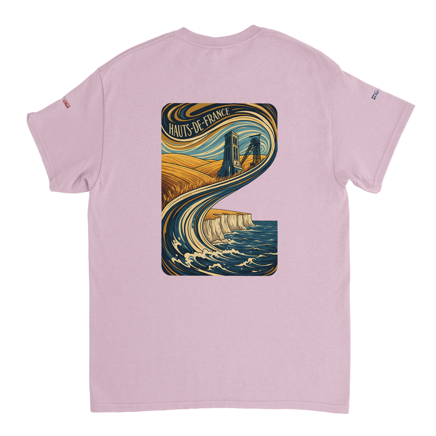 Unisex-T-Shirt Hochwertige Frankreich, dick, Rundhals | Gildan® 5000