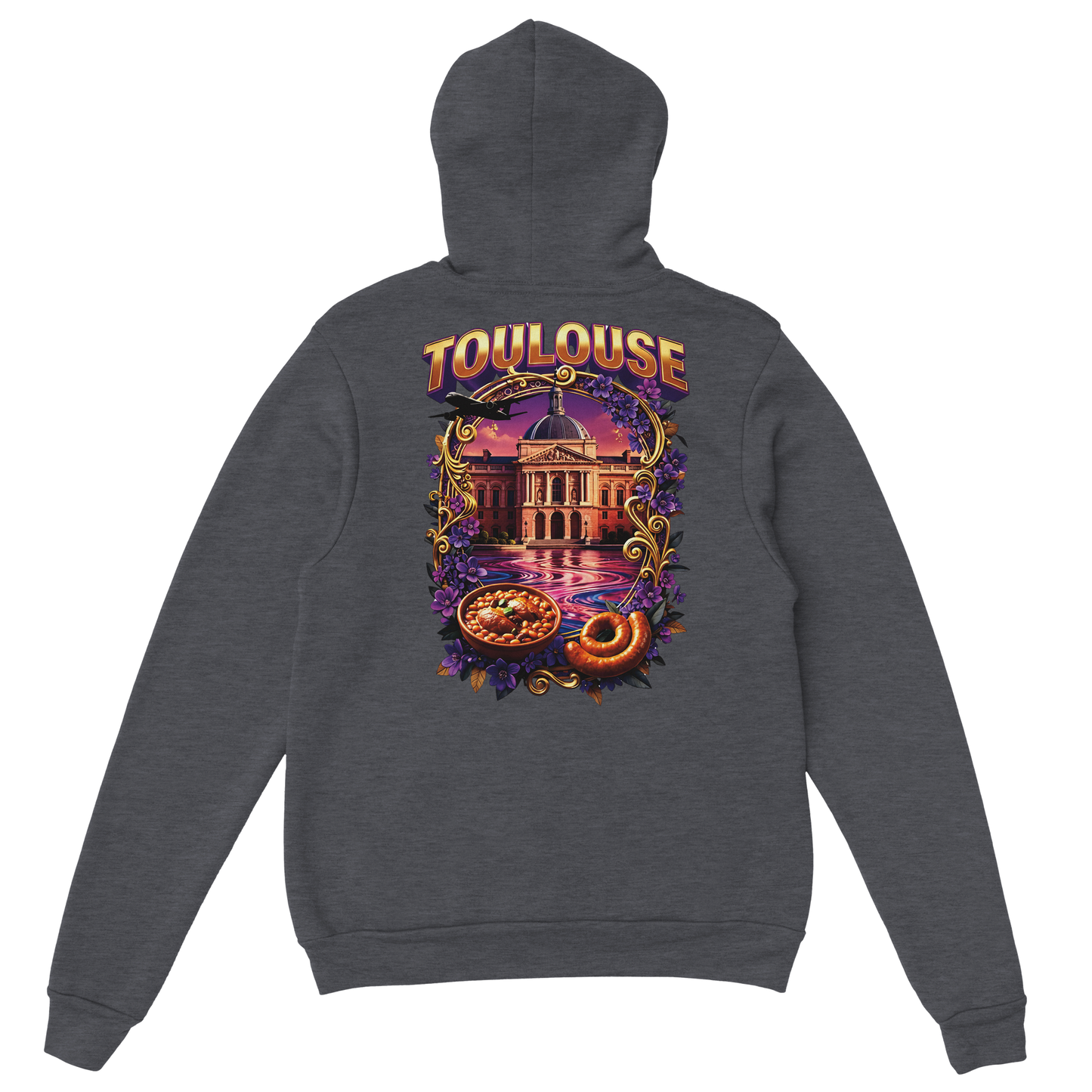 Unisex-Kapuzenpullover Toulouse Stadt Frankreich klassisch | Gildan® 18500