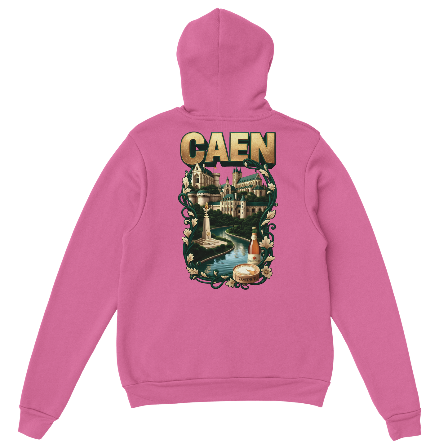 Kapuzenpullover "Caen, Stadt Frankreichs" Unisex Klassiker | Gildan® 18500