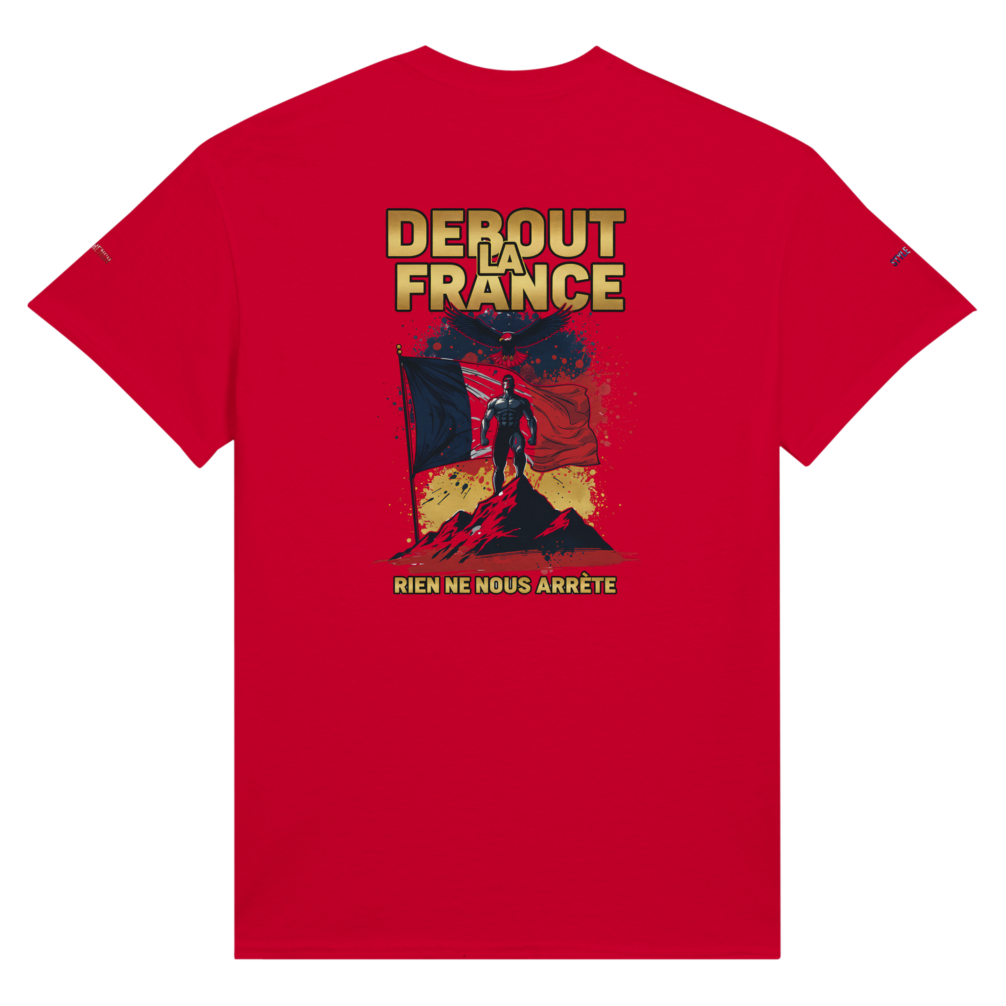 T-Shirt "Debout la France" | Rundhalsausschnitt aus ultra Baumwolle | Gildan 2000