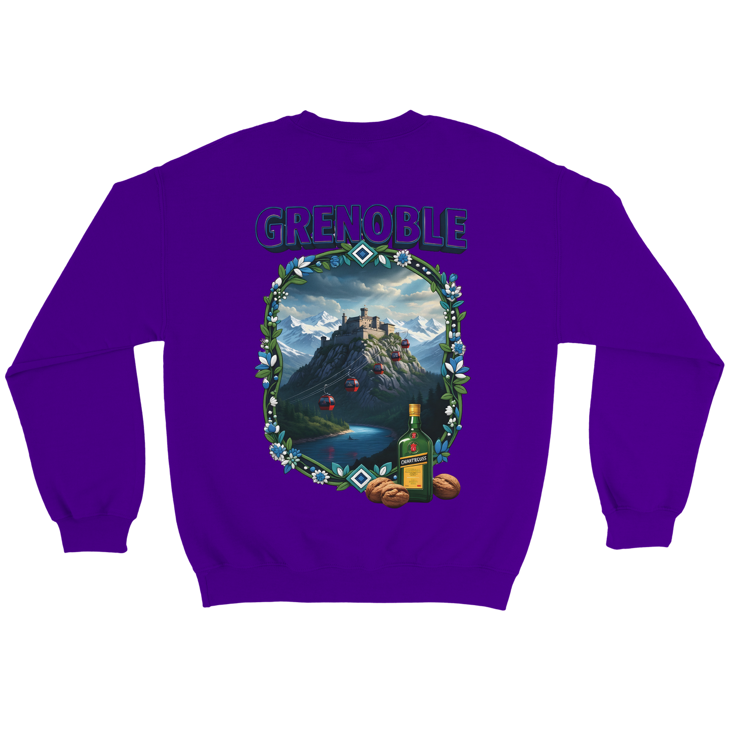 Grenoble city of France classic unisex crewneck sweatshirt | Gildan® 18000