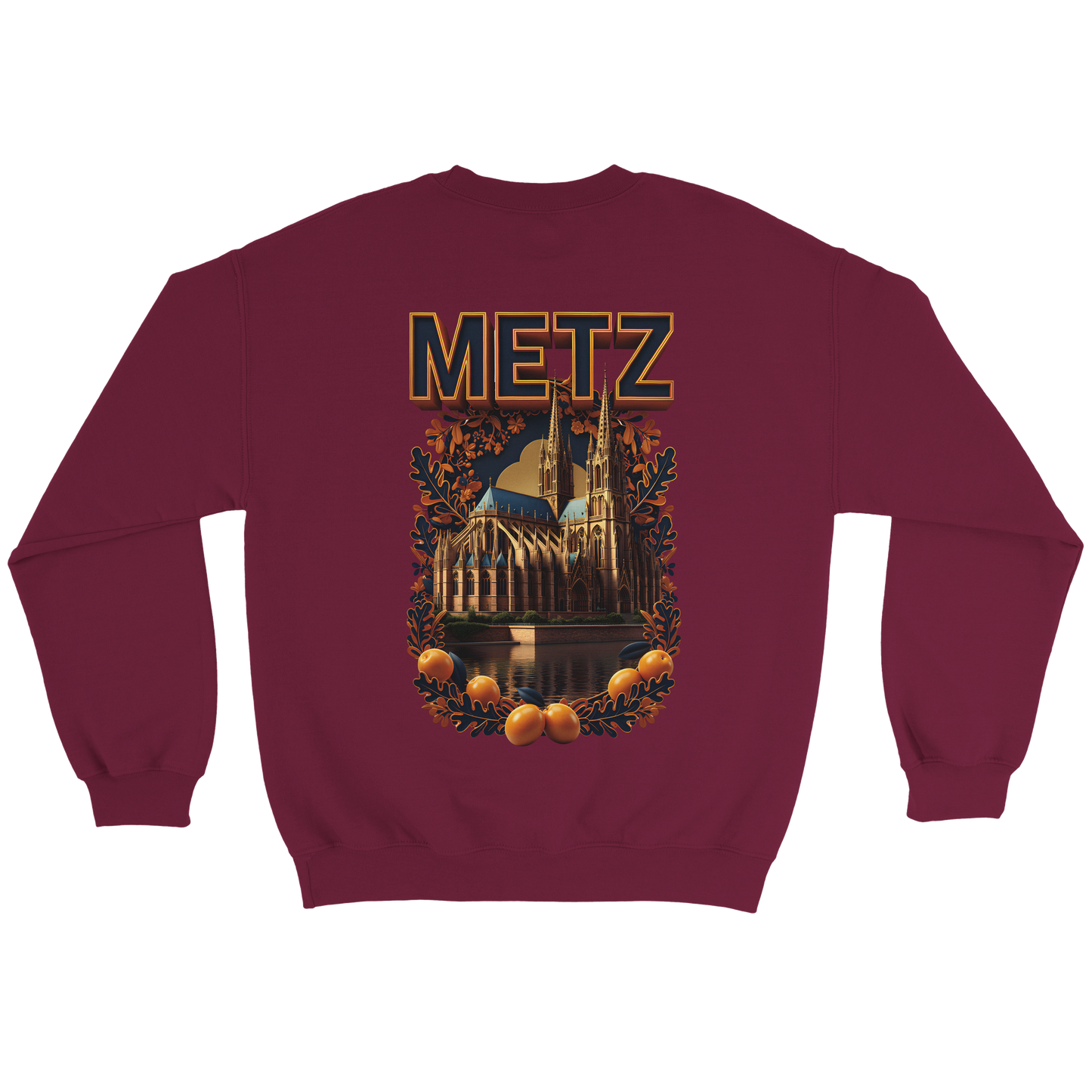 Unisex Sweatshirt Metz France City Classic Crewneck | Gildan® 18000
