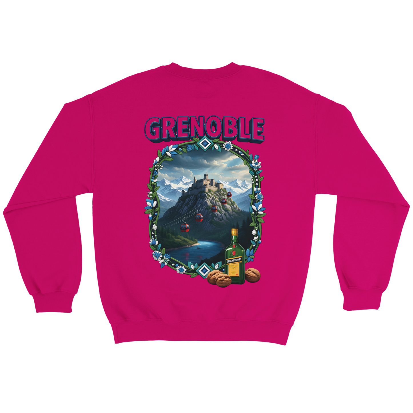Grenoble city of France classic unisex crewneck sweatshirt | Gildan® 18000