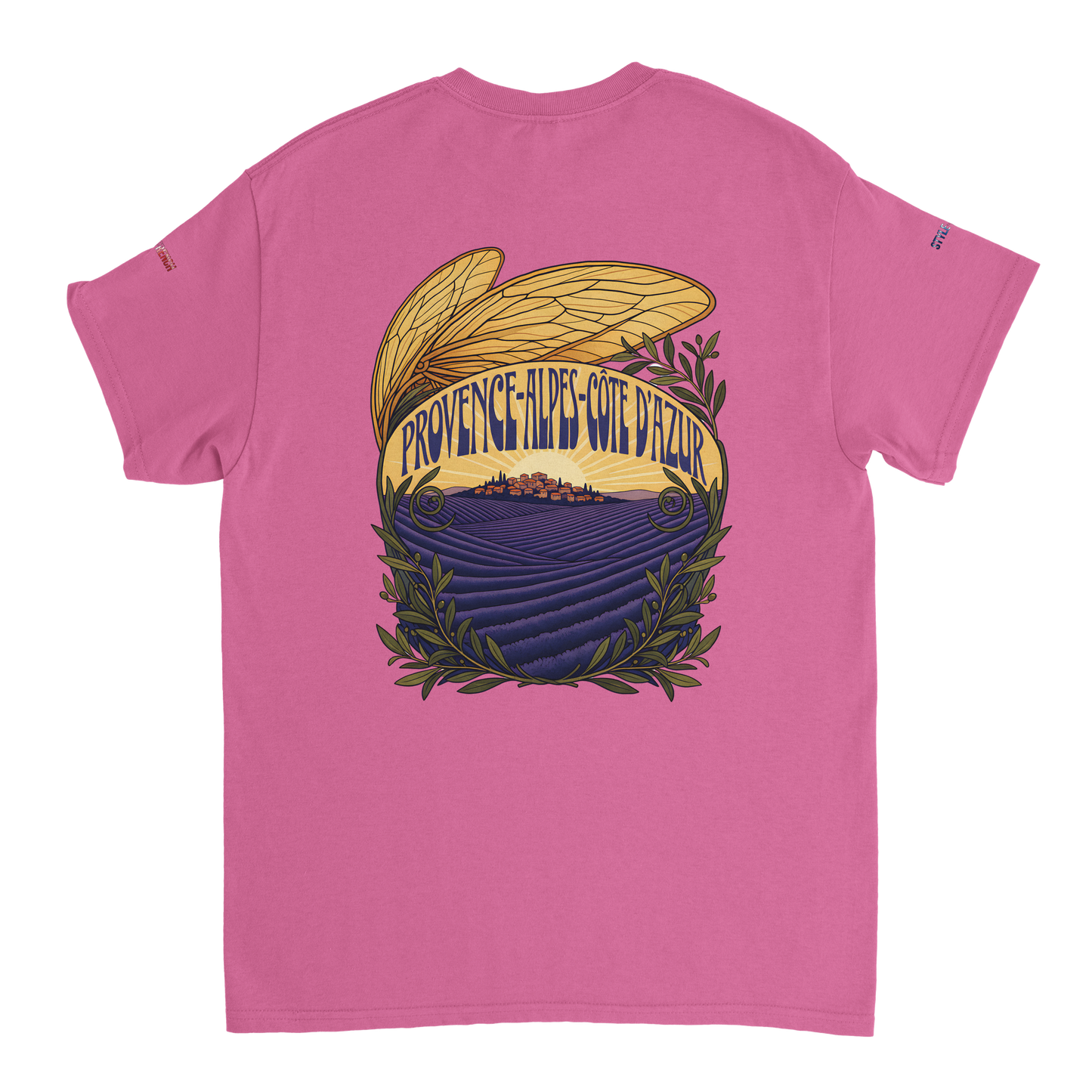 Unisex T-Shirt Provence-Alpes-Côte d'Azur, schwerer Rundhalsausschnitt | Gildan® 5000