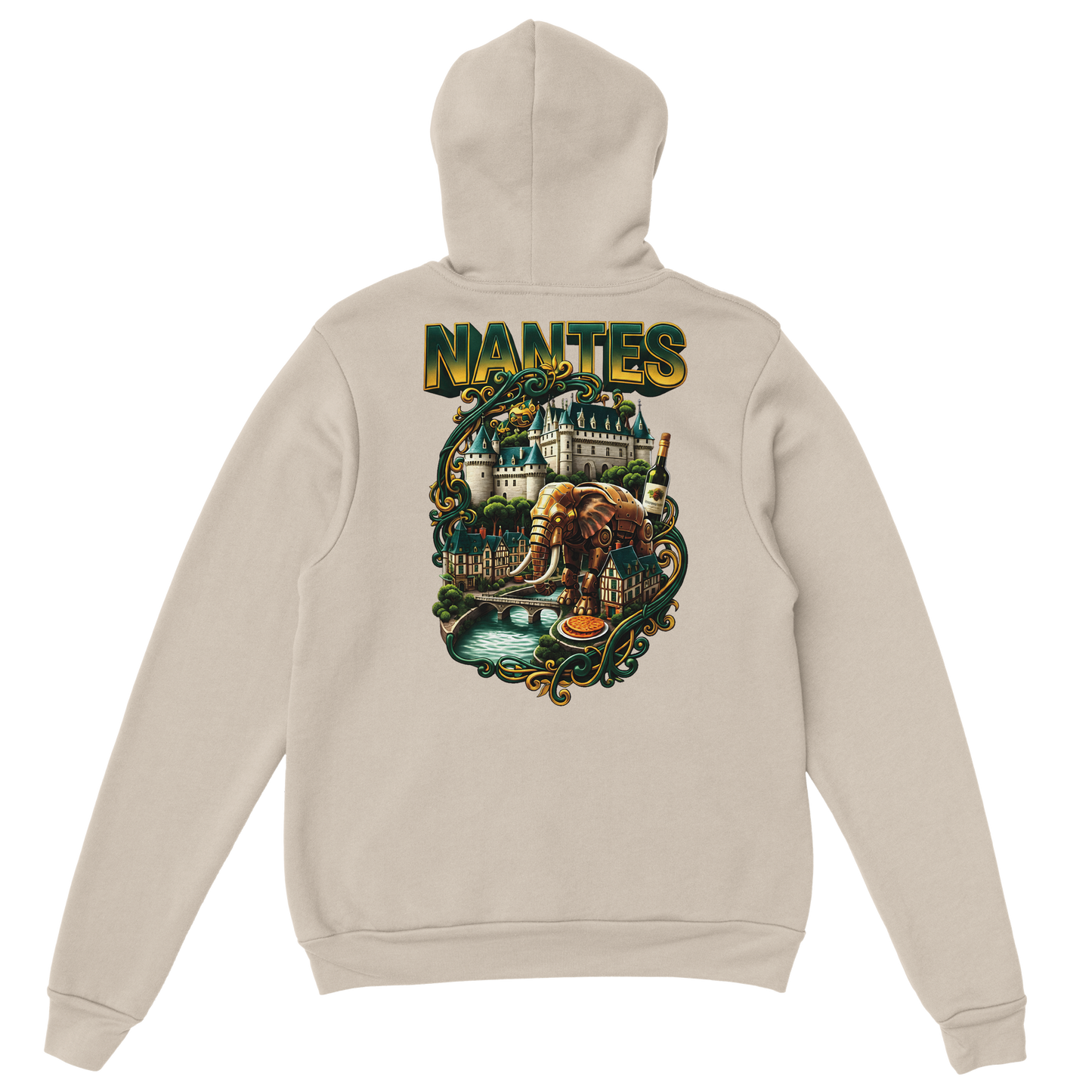 Unisex-Kapuzenpullover Nantes Stadt Frankreich klassisch | Gildan® 18500