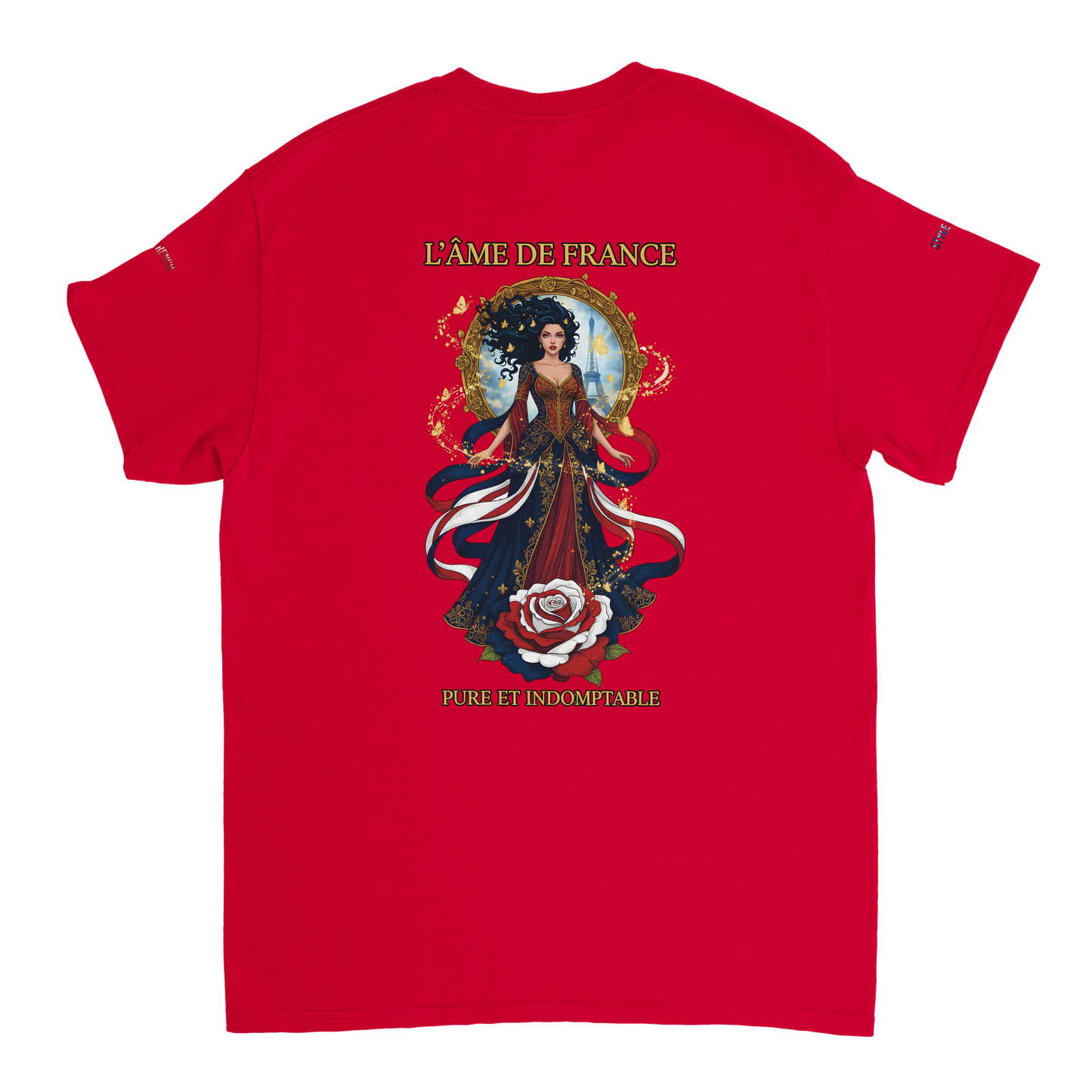 Women's T-shirt The Soul of France French Style Heavyweight Crewneck | Gildan® 5000
