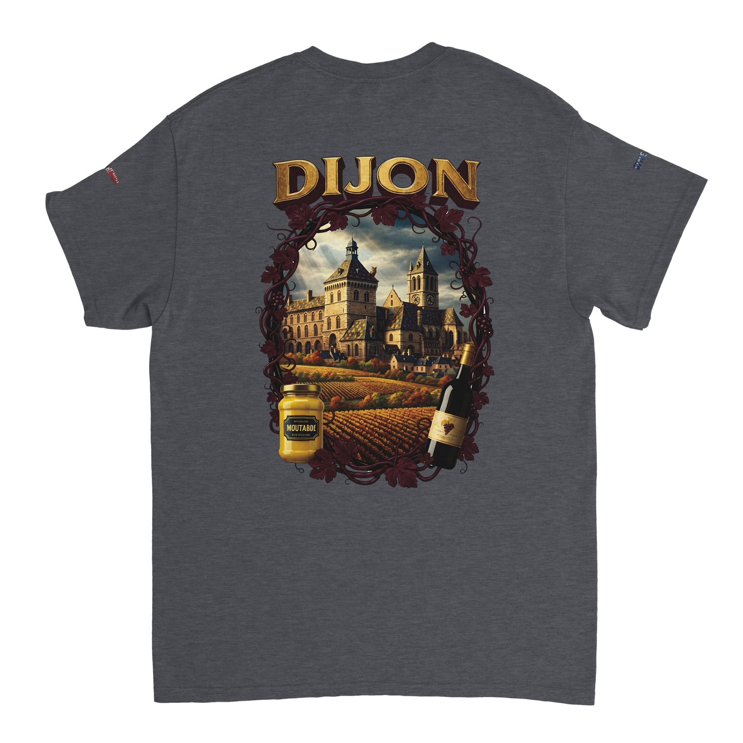 Unisex T-Shirt Dijon Stadt Frankreich dick Rundhals | Gildan® 5000