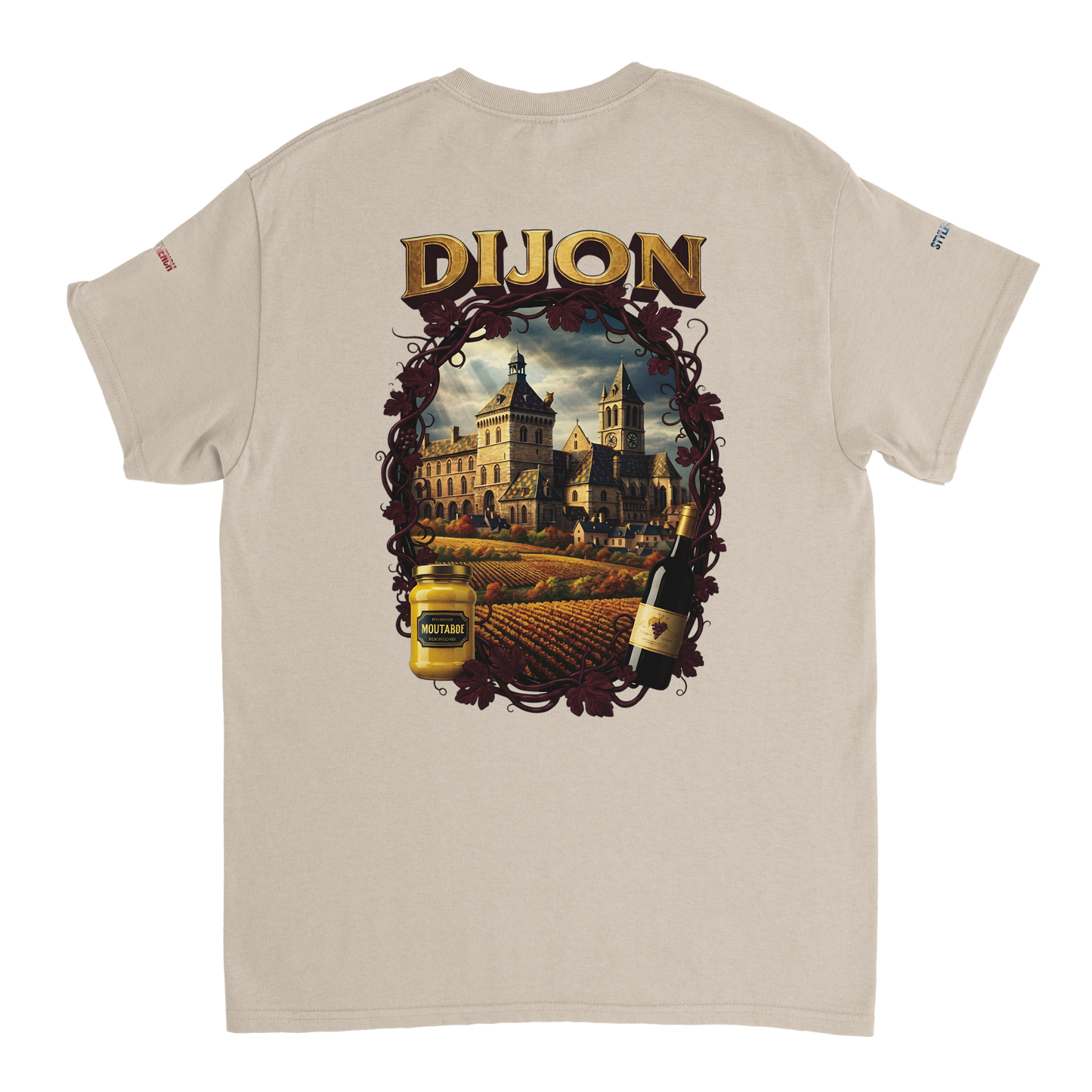 Unisex T-Shirt Dijon Stadt Frankreich dick Rundhals | Gildan® 5000