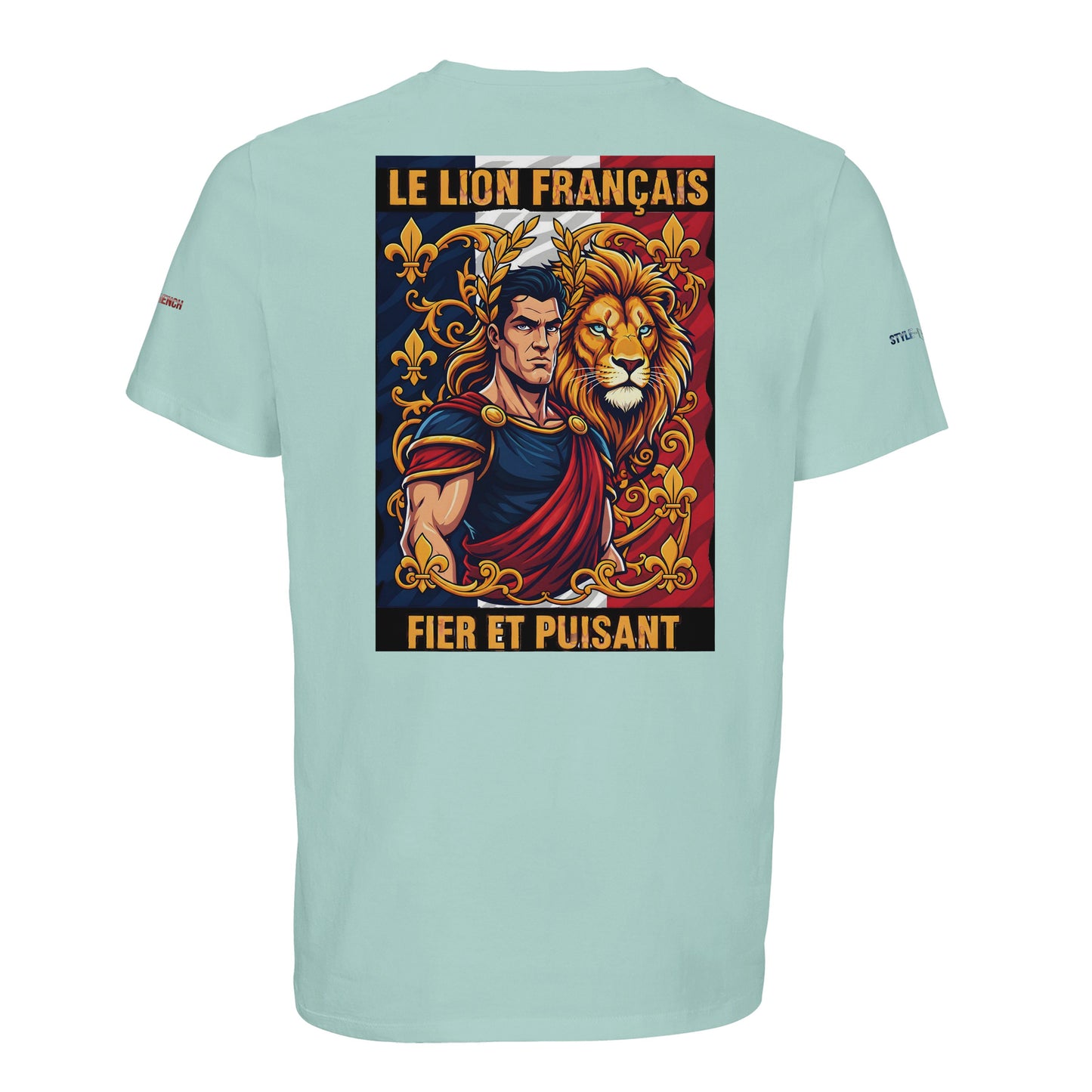 Men's T-shirt strong lion French style organic in conversion cotton | SOL'S Legend 03981