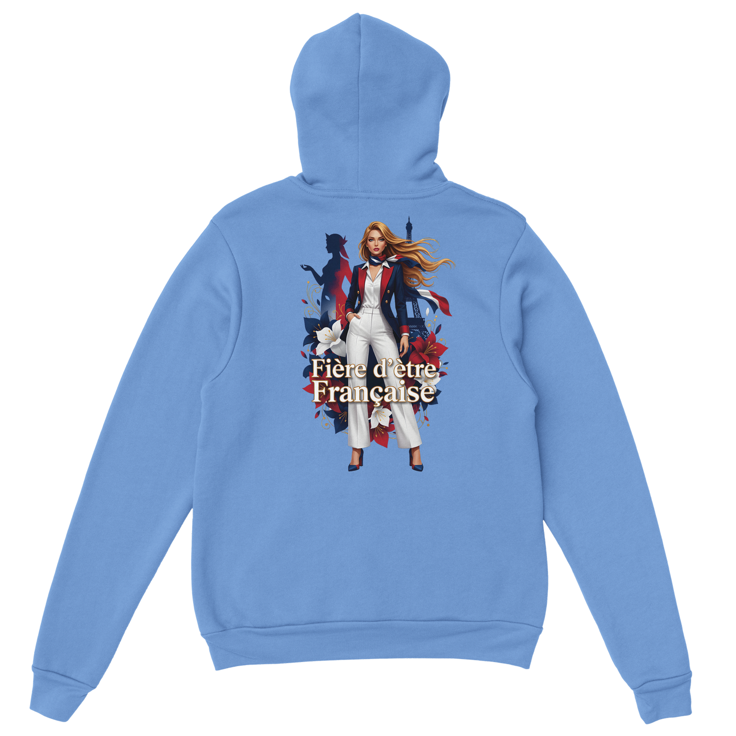 Sweat à capuche fière d'être française   – Doux, chaud et confortable pour l'hiver