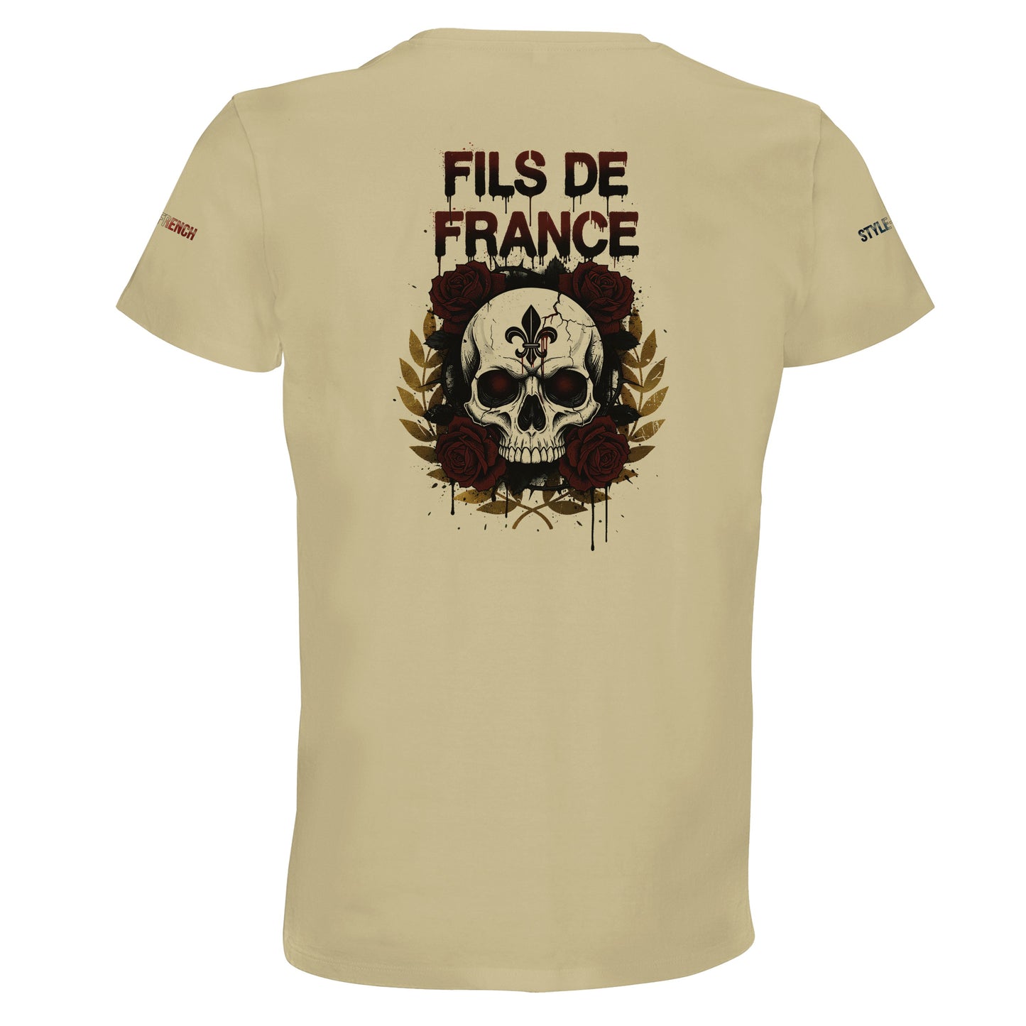 T-Shirt Herren Frankreich-Stil Rundhals recycelte Mischung | SOL'S RE Crusader 04233