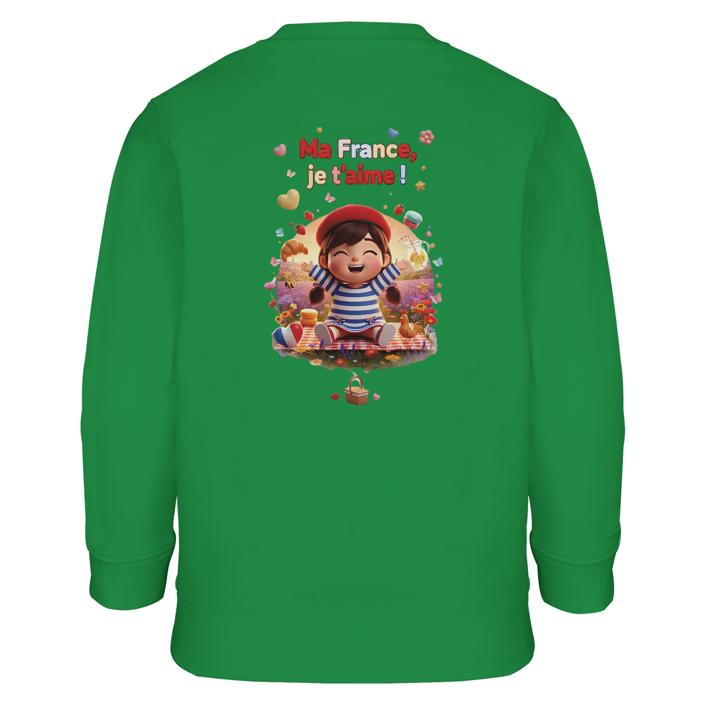 Sweat-shirt Enfant "Ma France Je T'aime" – Confort Écoresponsable