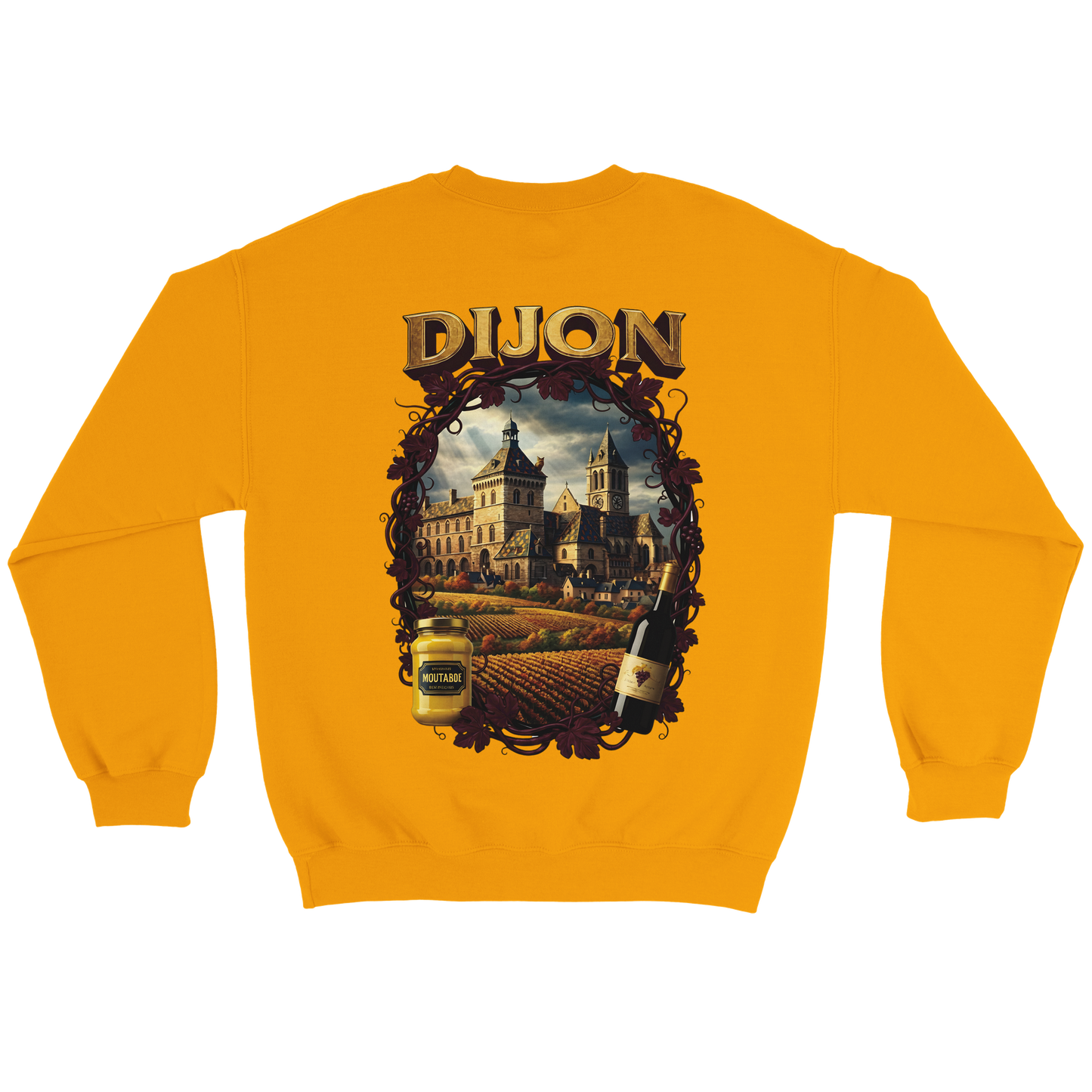 Unisex-Sweatshirt Dijon, Frankreich klassisch Rundhals | Gildan® 18000