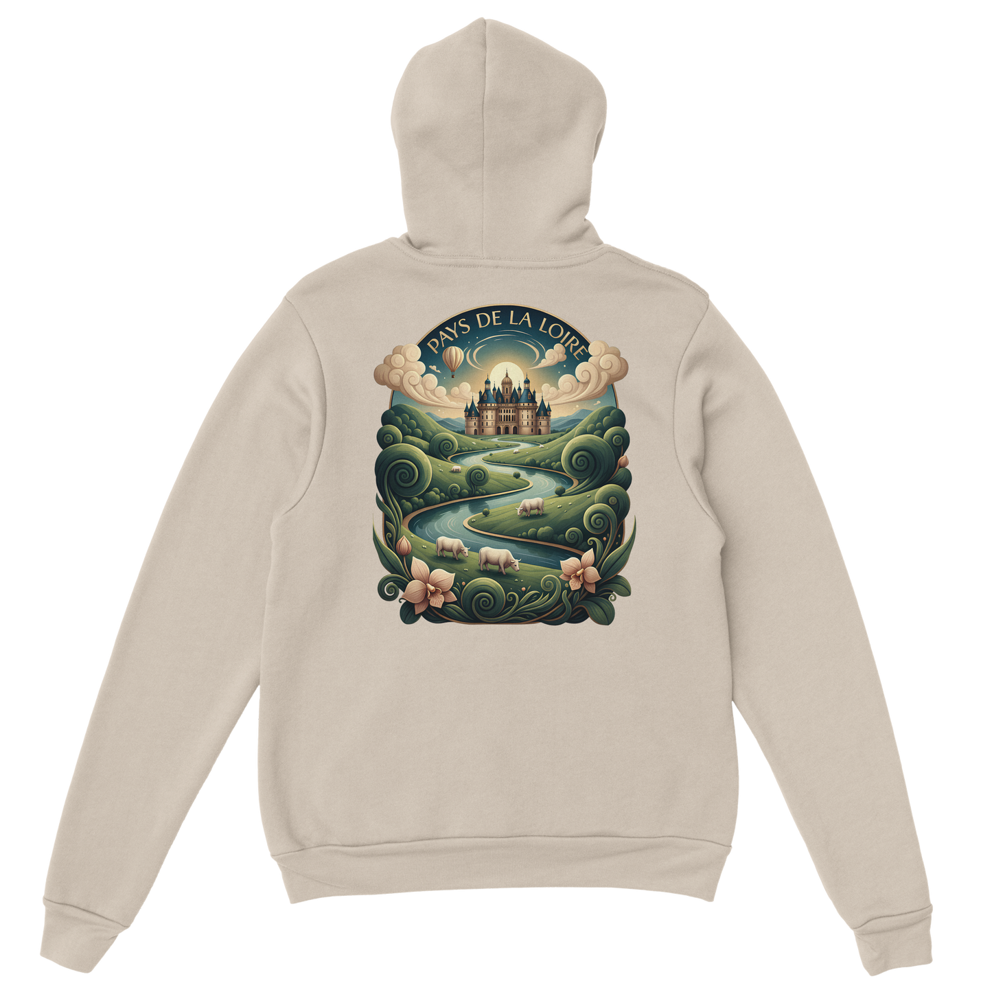 Klassischer Unisex-Kapuzenpullover Pays de la Loire | Gildan® 18500