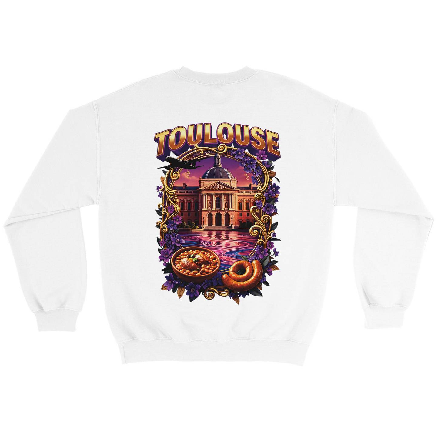 Unisex Sweatshirt Toulouse Classic French City Crewneck | Gildan® 18000
