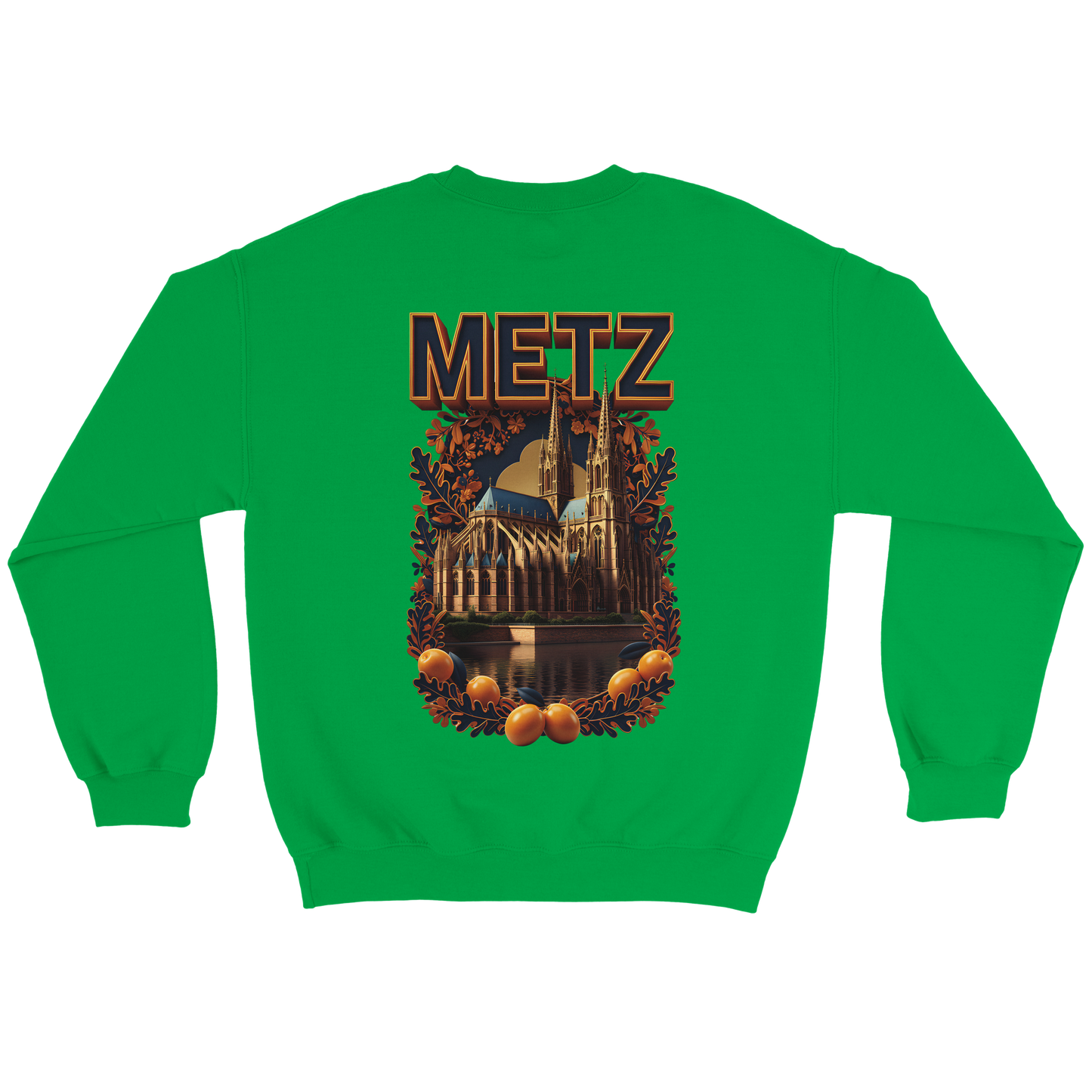 Unisex Sweatshirt Metz France City Classic Crewneck | Gildan® 18000