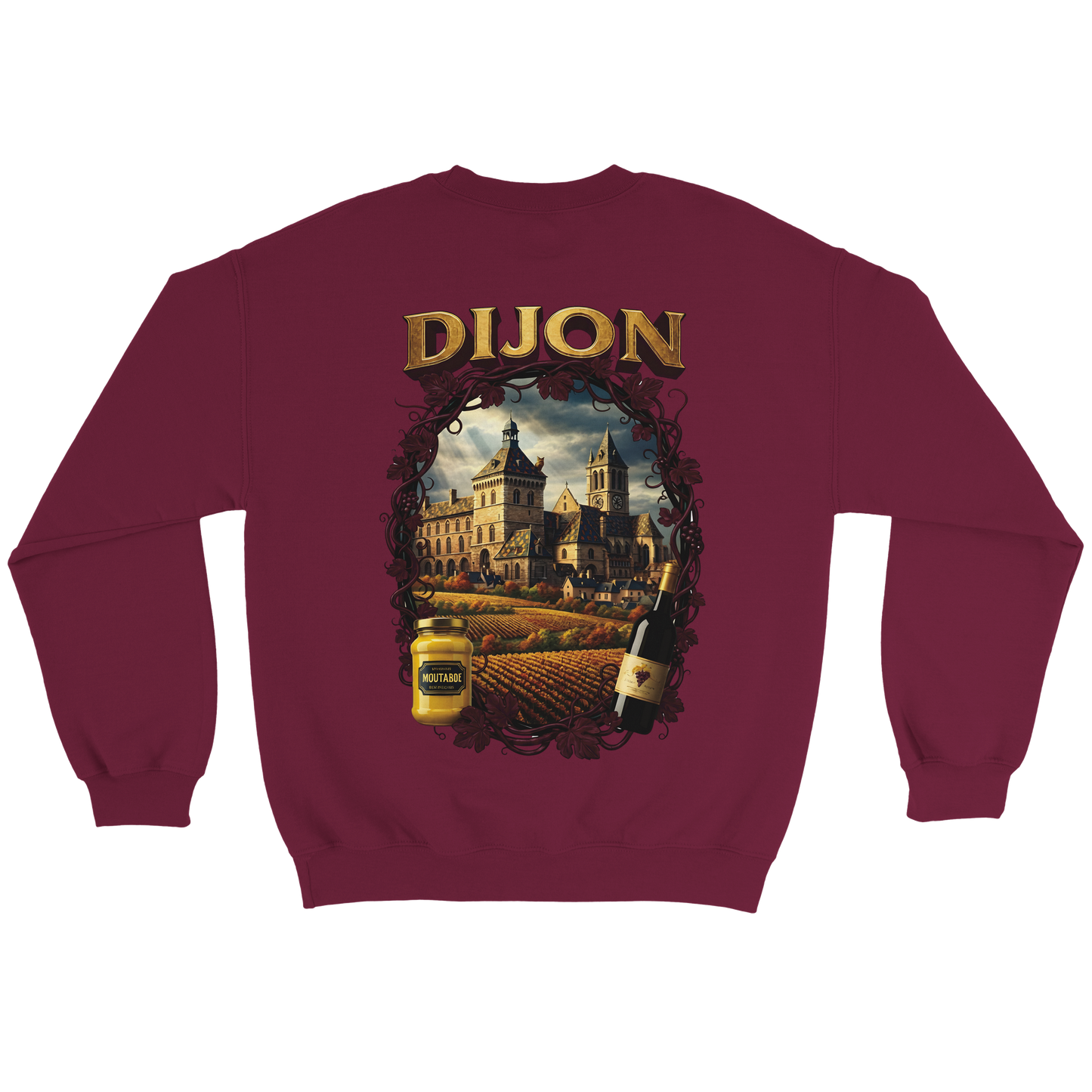 Unisex-Sweatshirt Dijon, Frankreich klassisch Rundhals | Gildan® 18000