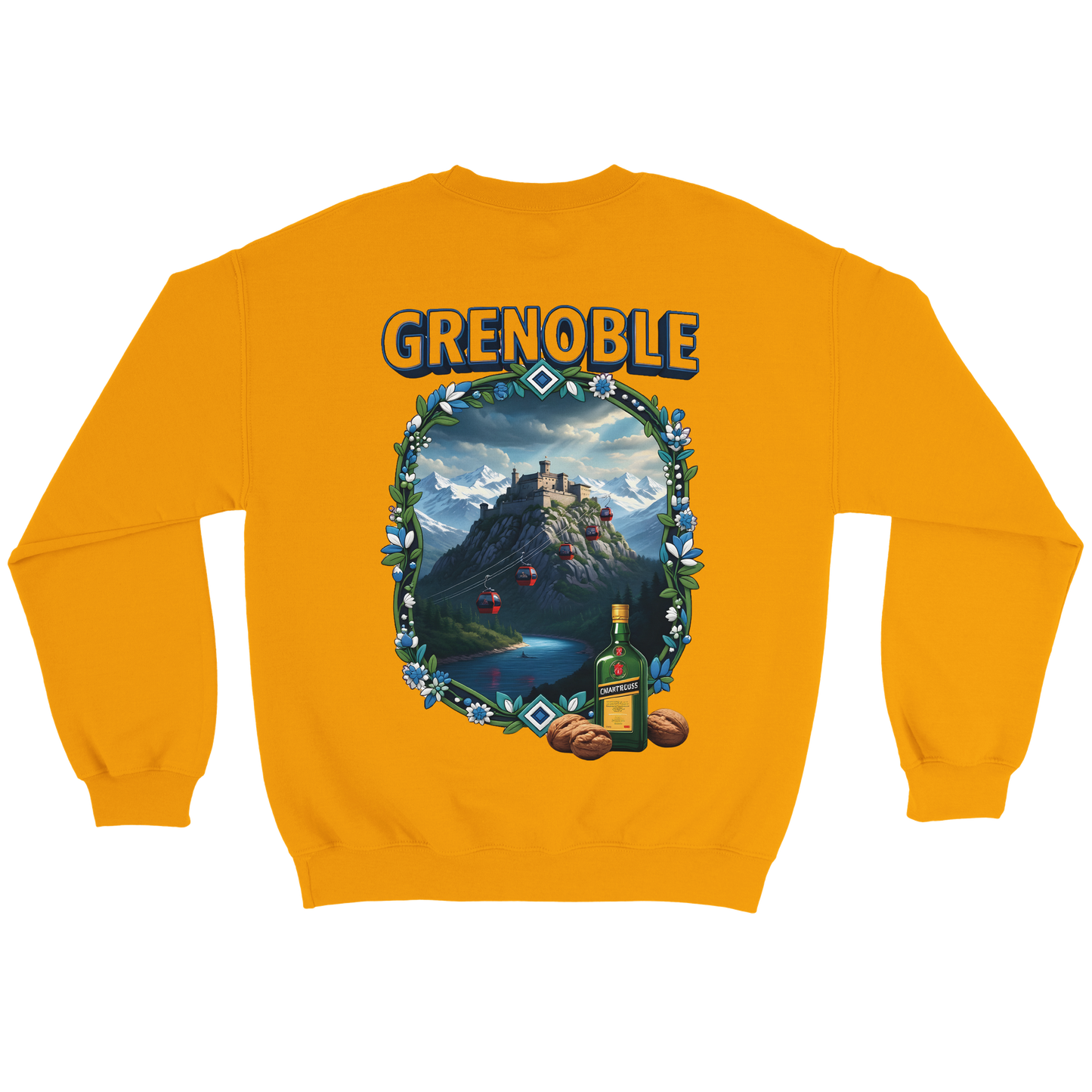 Grenoble city of France classic unisex crewneck sweatshirt | Gildan® 18000
